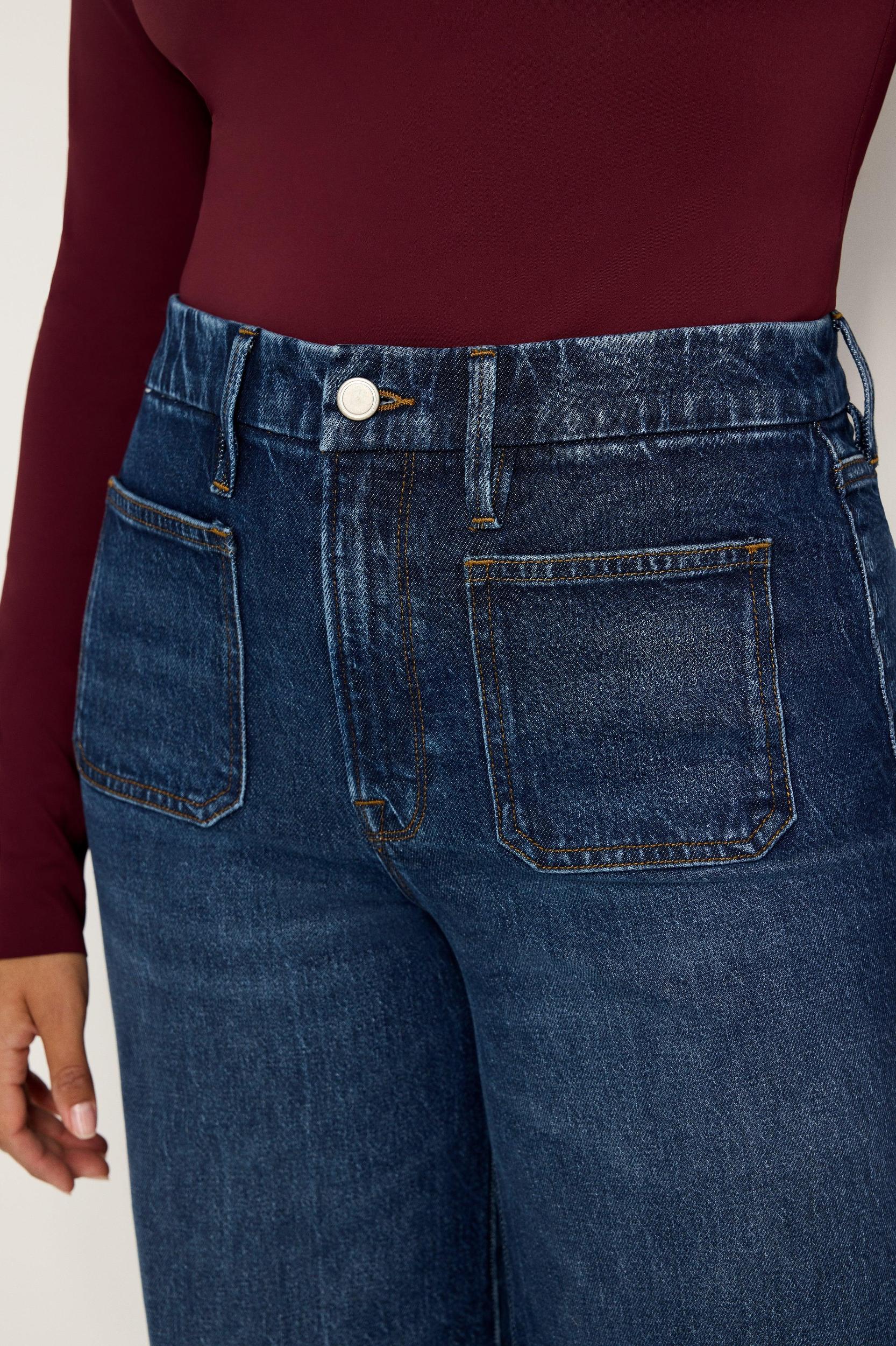 GOOD WAIST PALAZZO JEANS | INDIGO759 Product Image