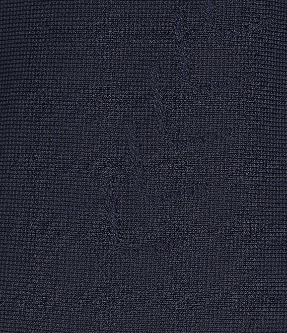 Donna Karan Crepe Yarn Notch Lapel Long Sleeve One-Button Jacket Product Image