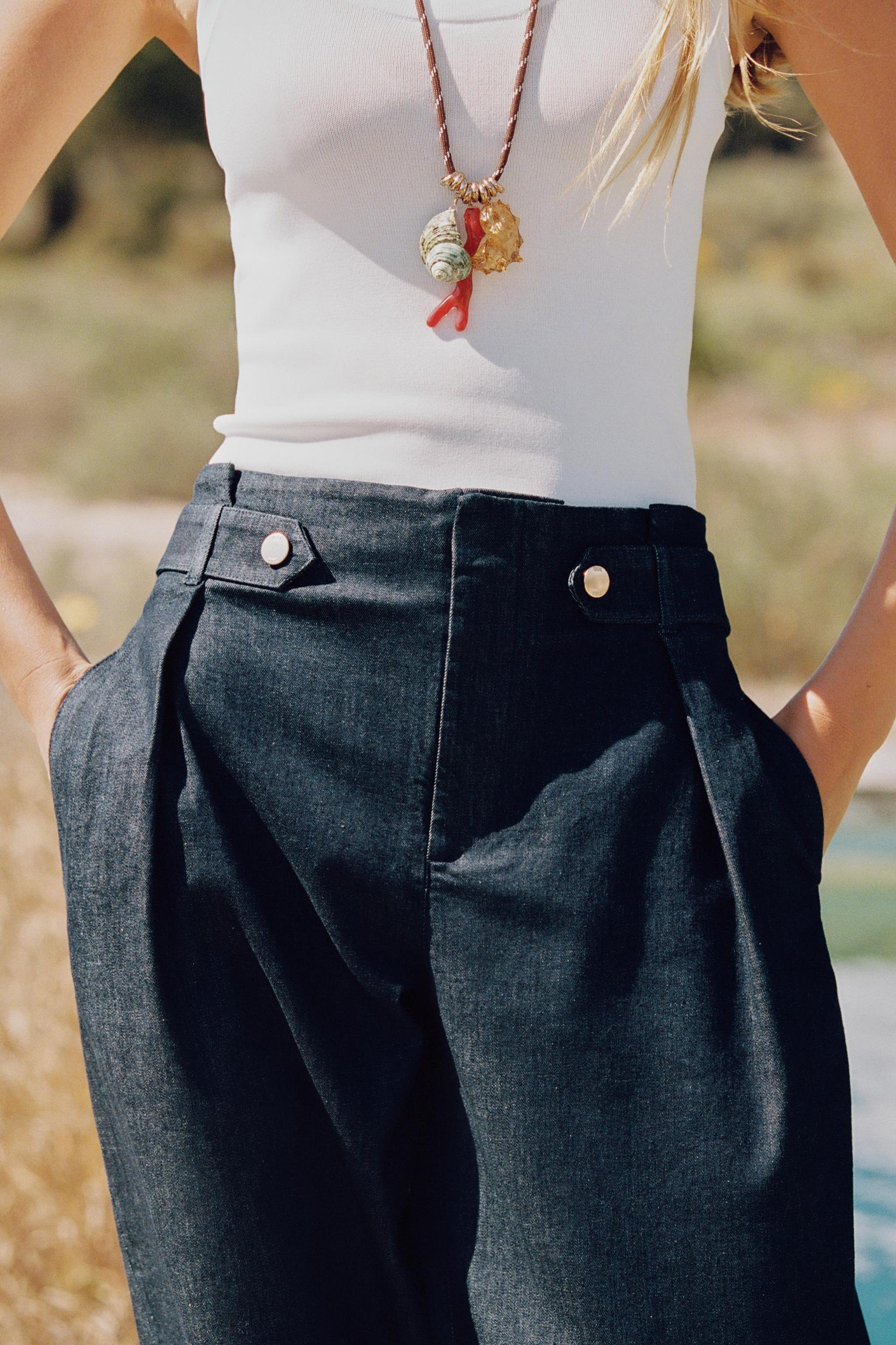 WIDE LEG PAPERBAG PANTS Product Image