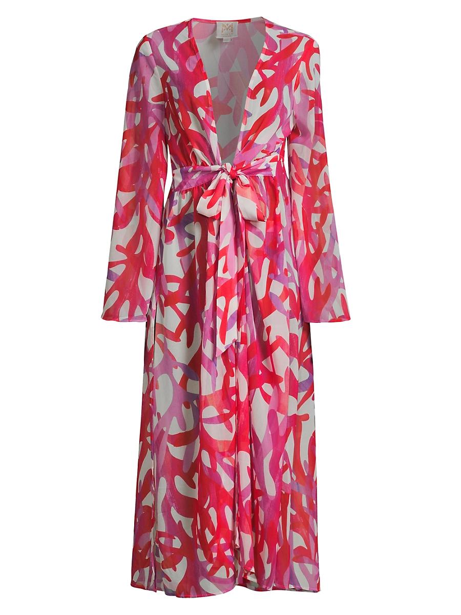 Womens Vince Under The Sea Chiffon Maxi Dress Product Image