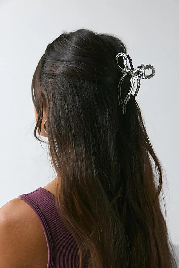 Juliette Metal Hair Bow Claw Clip Womens at Urban Outfitters Product Image