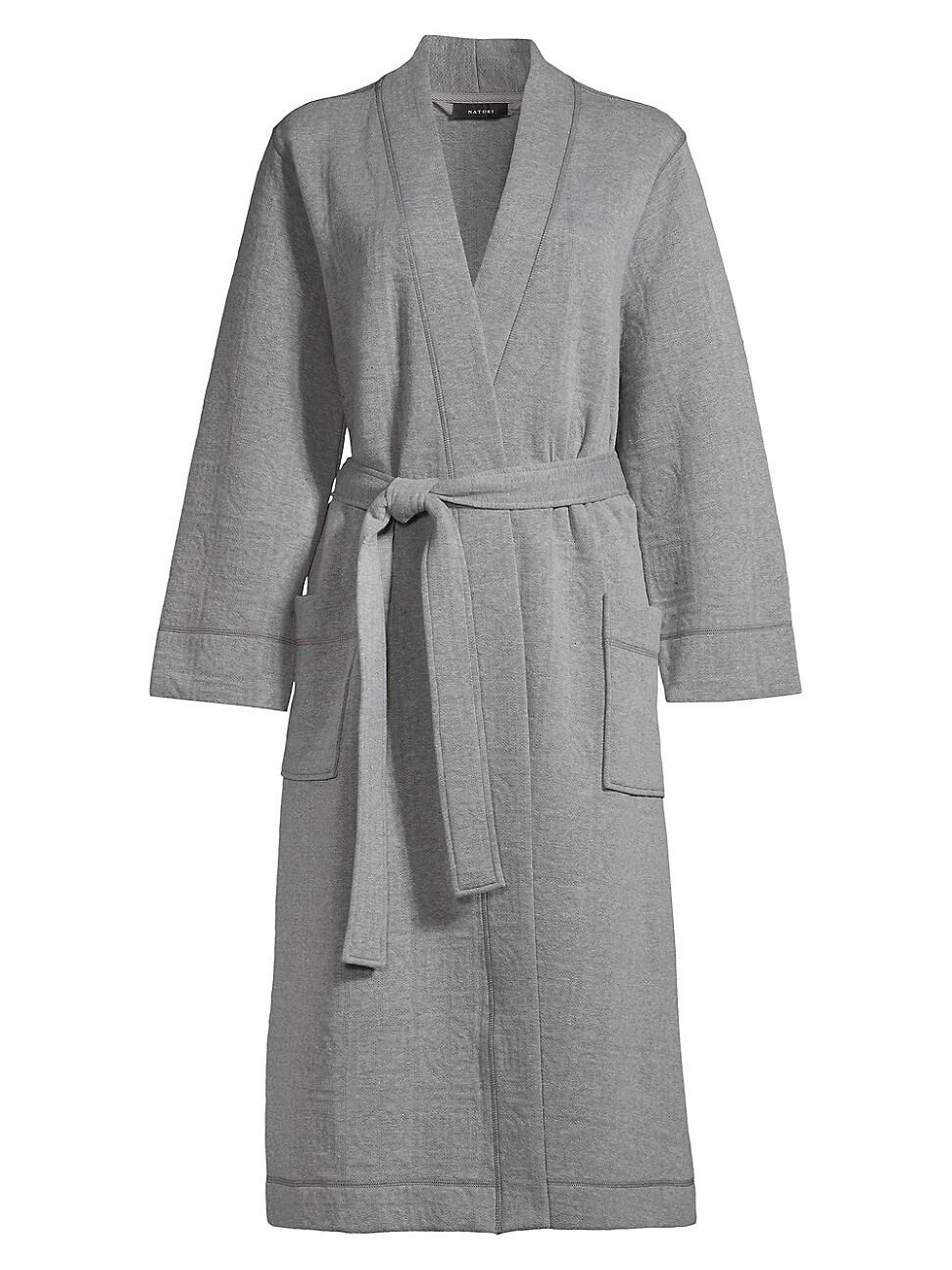 Womens Quilted Infinity Jacquard Robe Product Image