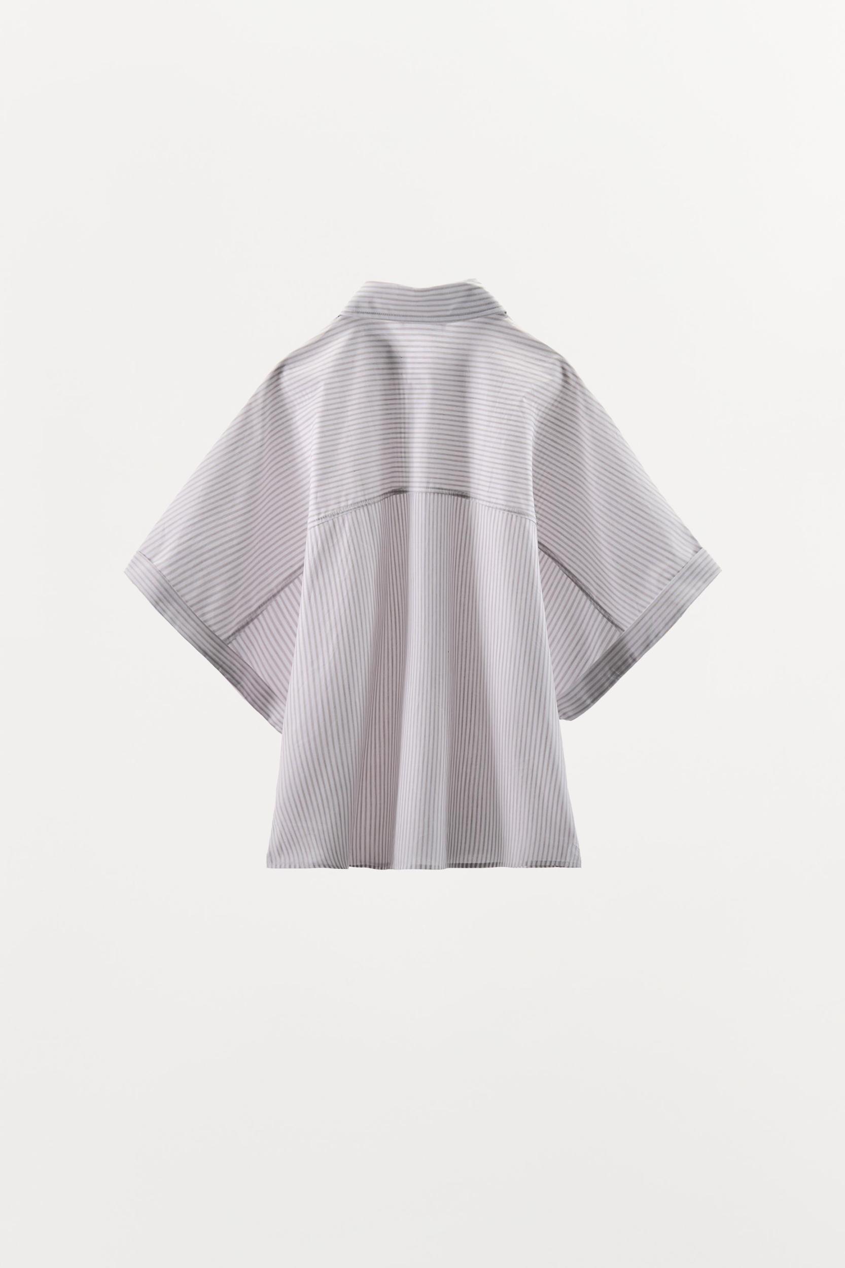 STRIPED PAJAMA SHIRT Product Image