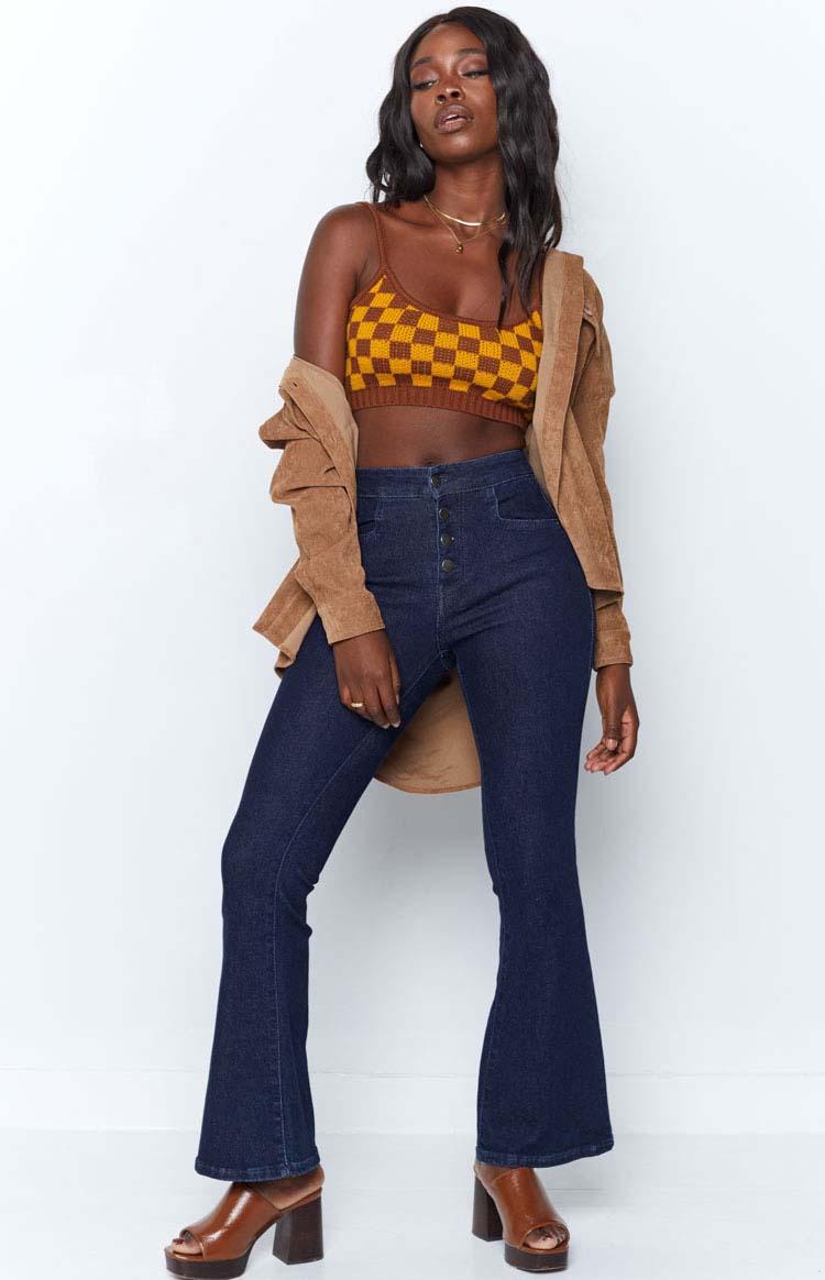 Checkers Cropped Cami Multi Product Image