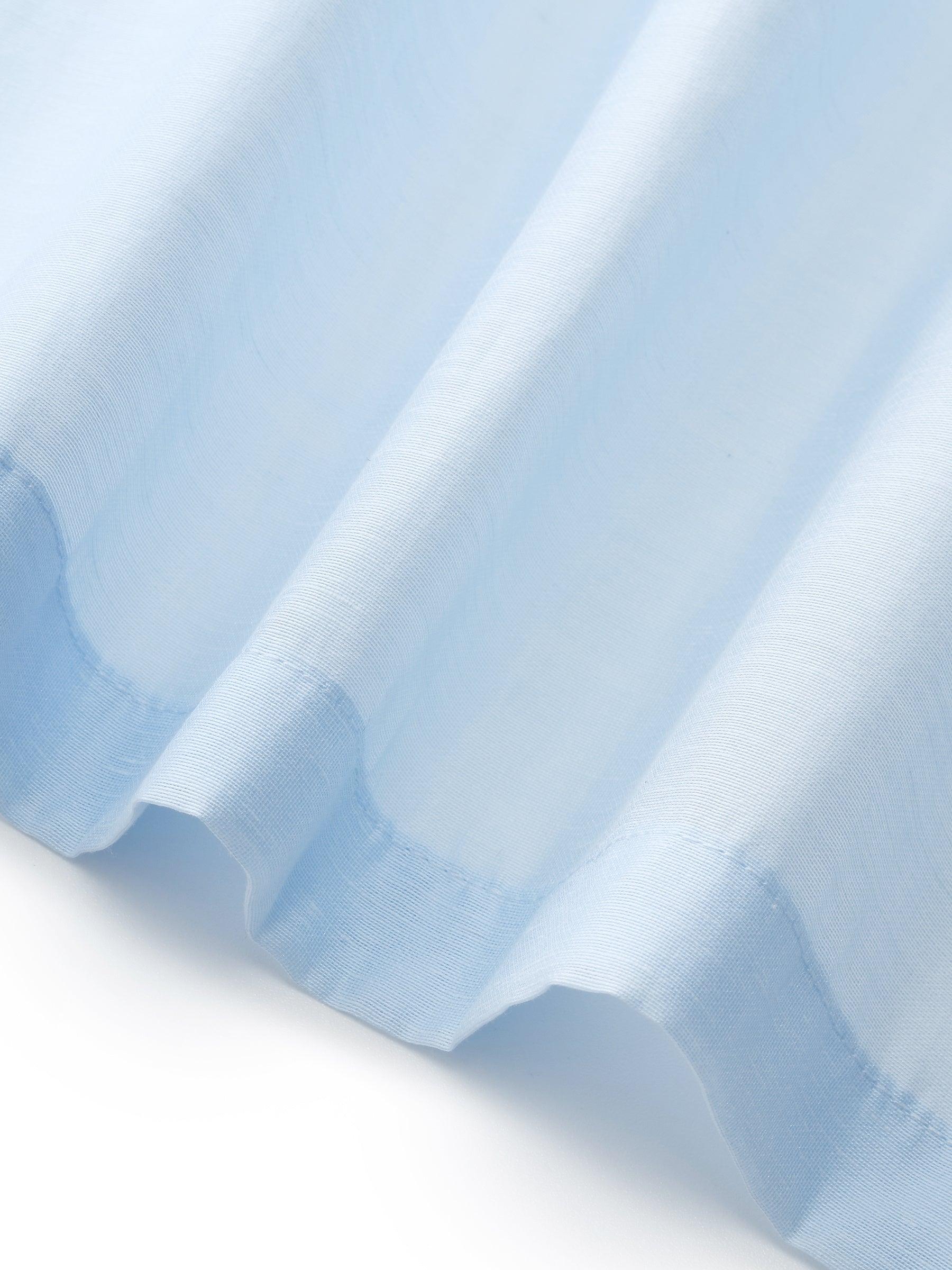 Tencel Linen Blend 3/4 Sleeves Women Blazer Product Image