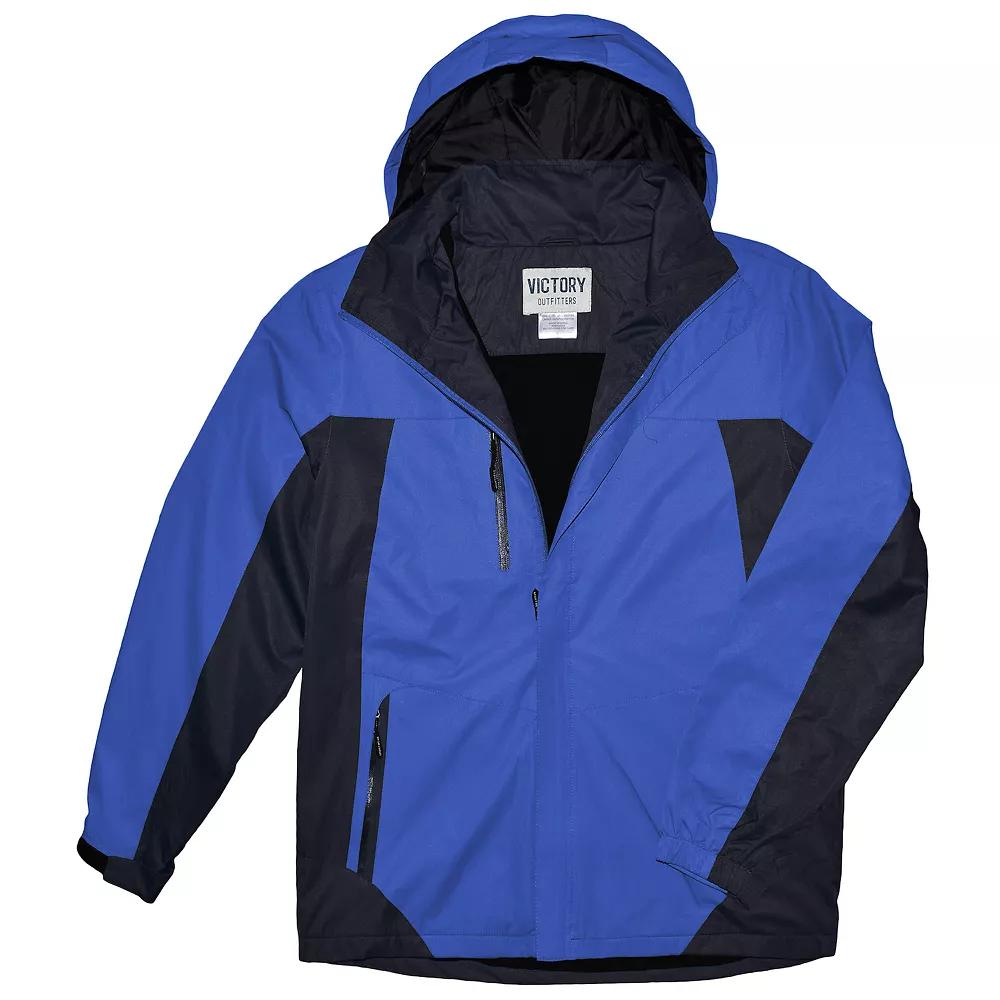 Men's Victory Outfitters Colorblock Polyester Fleece Lined Jacket, Size: XXL, Blue Product Image