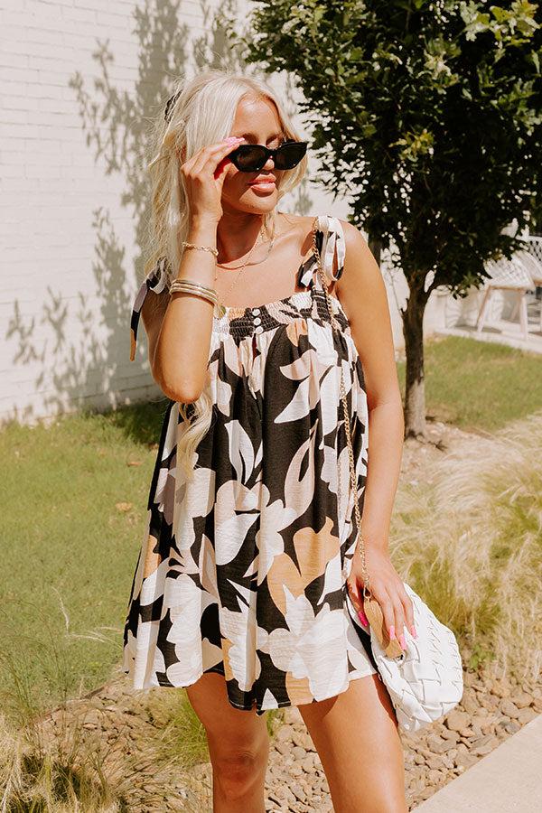 Bloom With A View Romper In Black Product Image