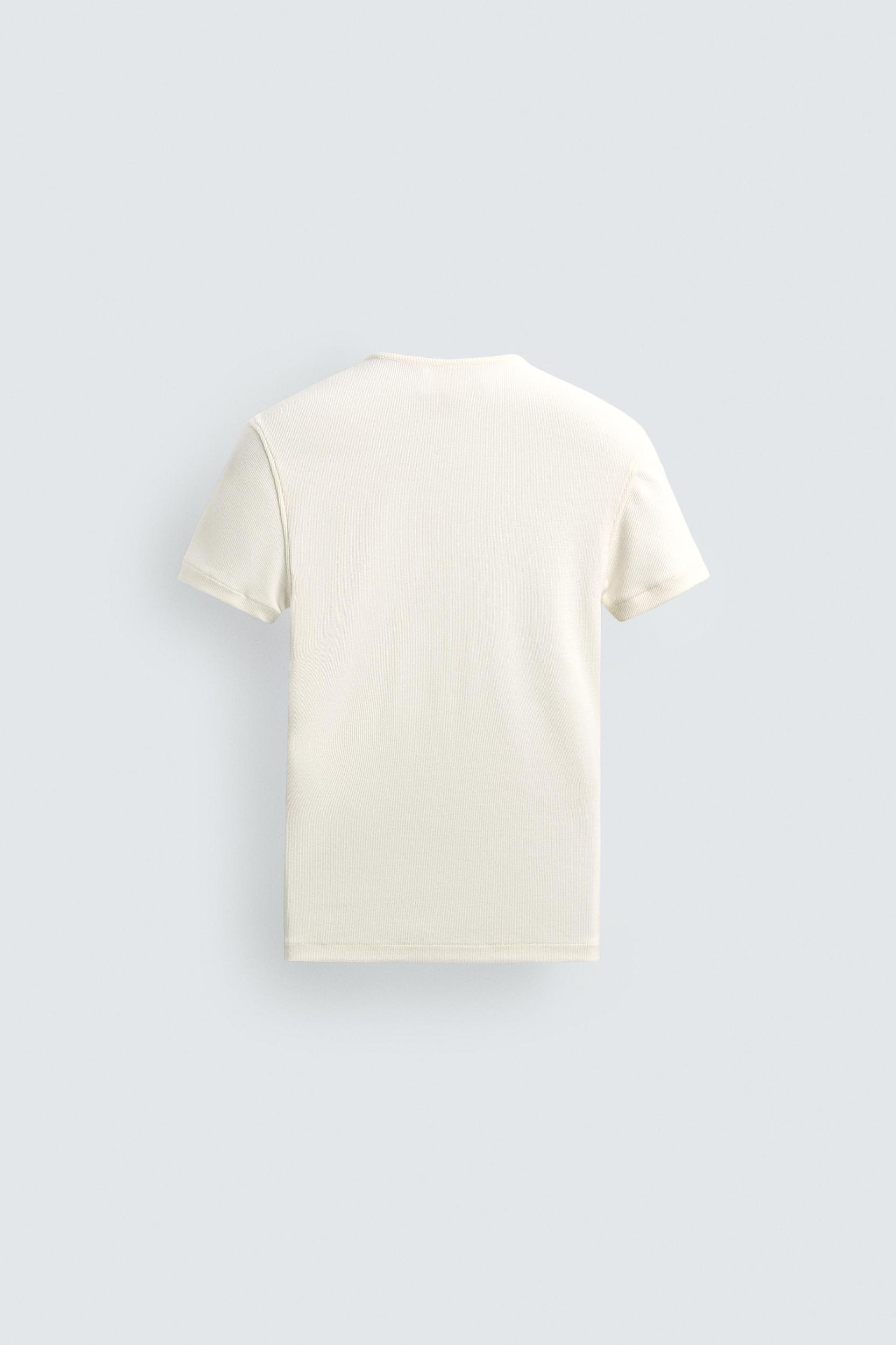 RIB KNIT HENLEY SHIRT Product Image