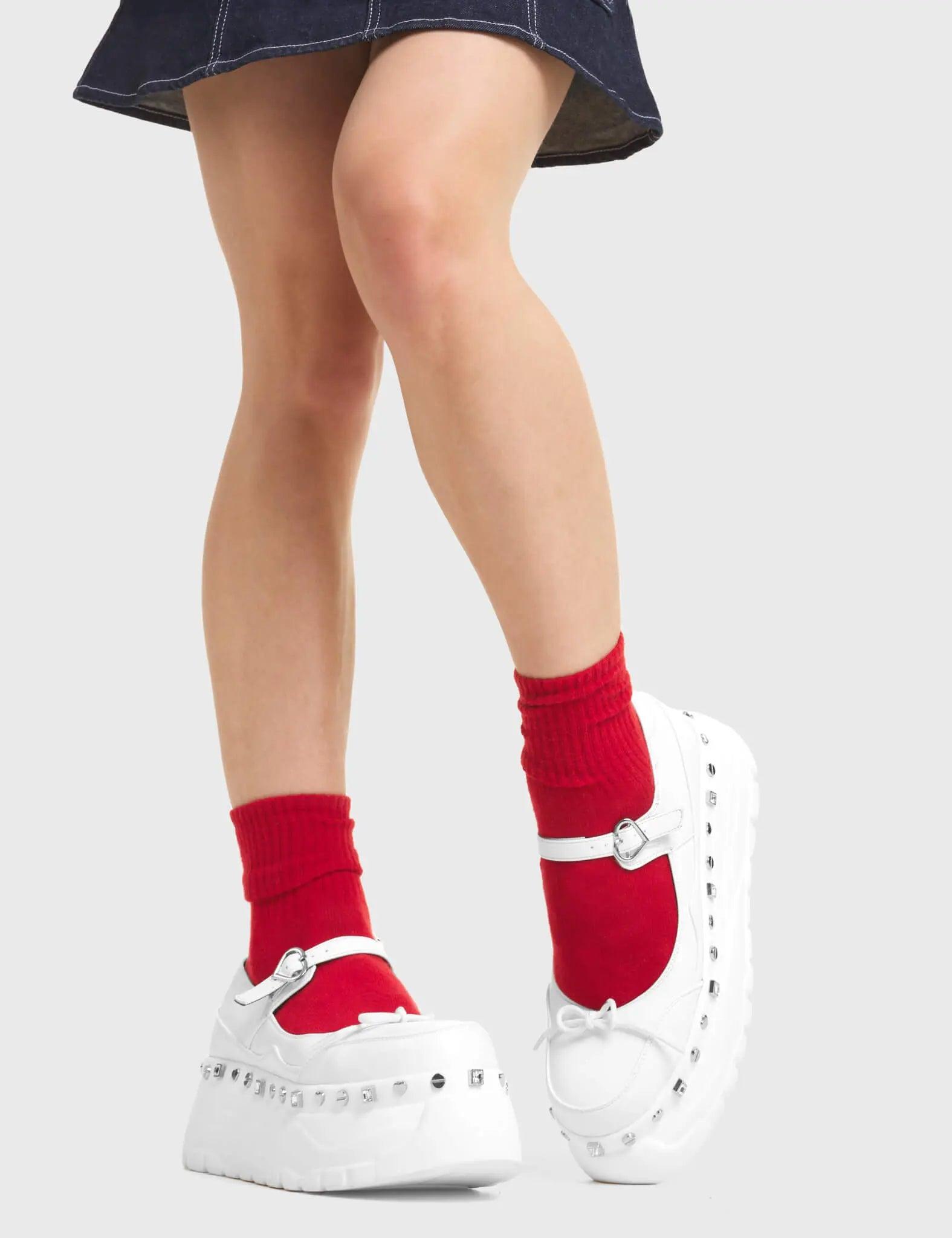 Beauty Queen Chunky Platform Mary Jane Shoes Product Image