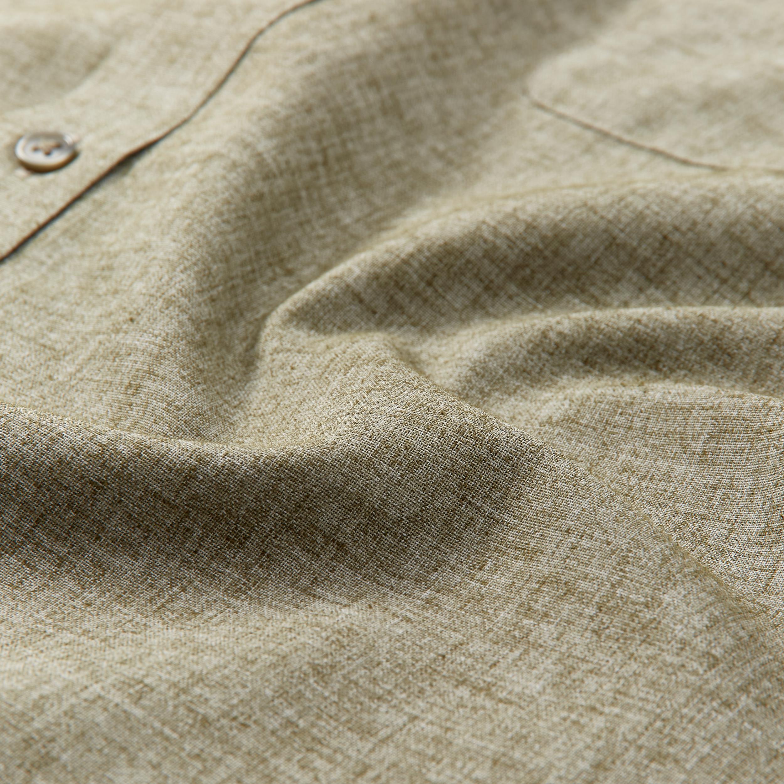 Wrinkle-Free Linen Short Sleeve Shirt Product Image