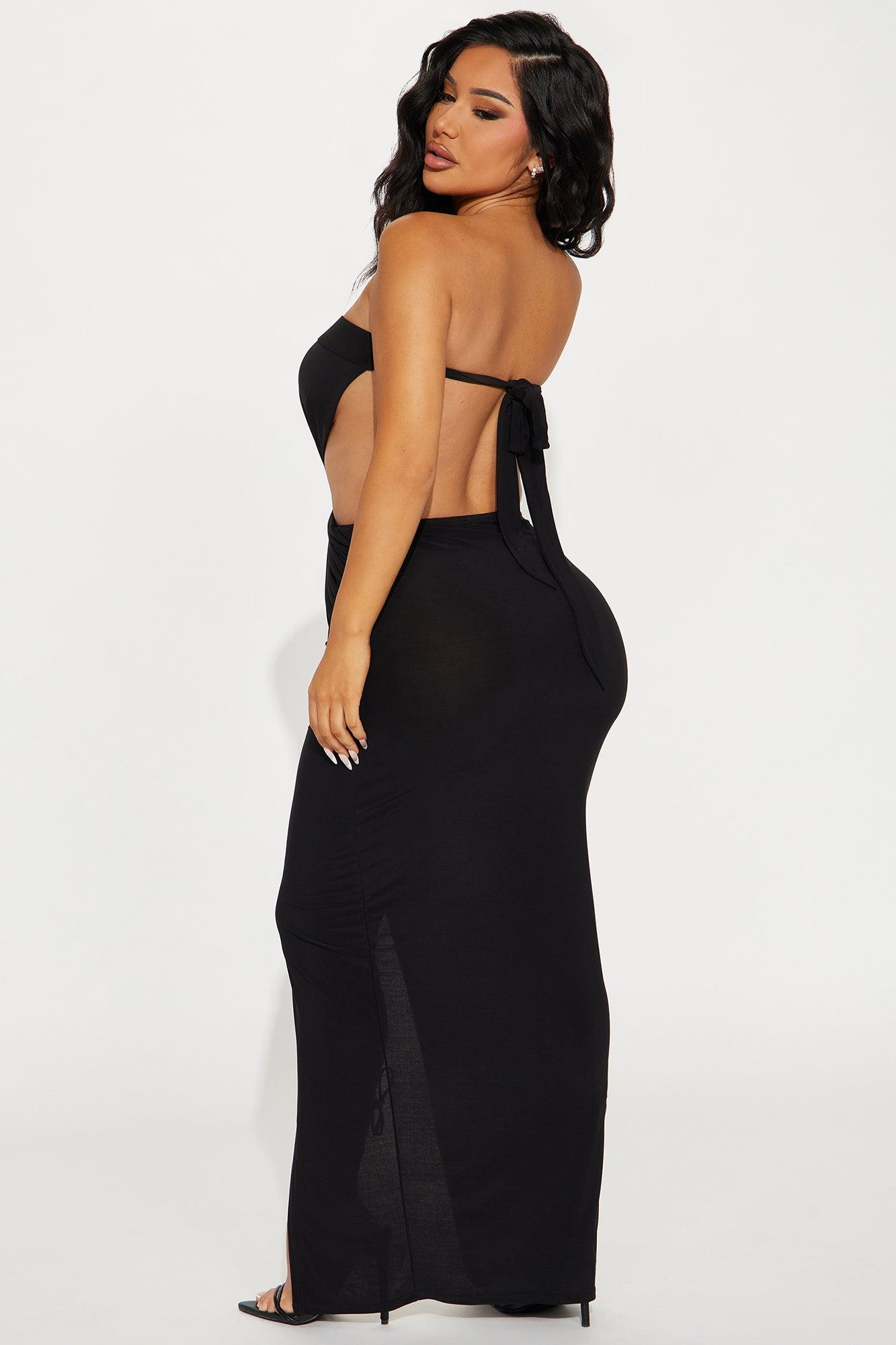 Summer In Bali Maxi Dress - Black Product Image