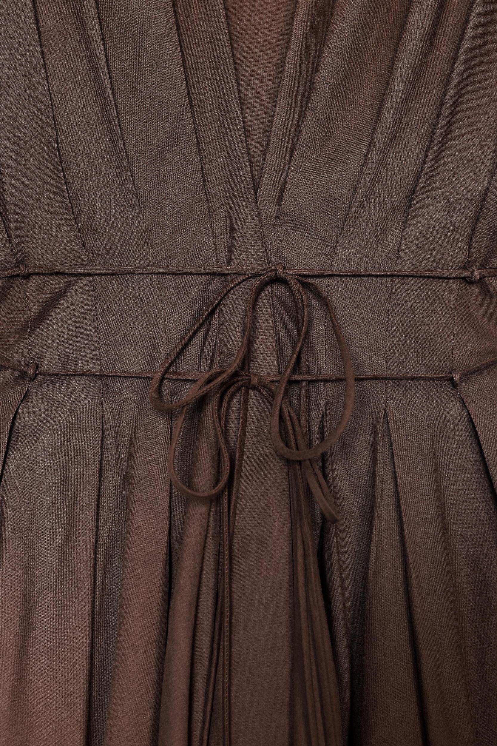 ZW COLLECTION PLEATED MIDI DRESS Product Image