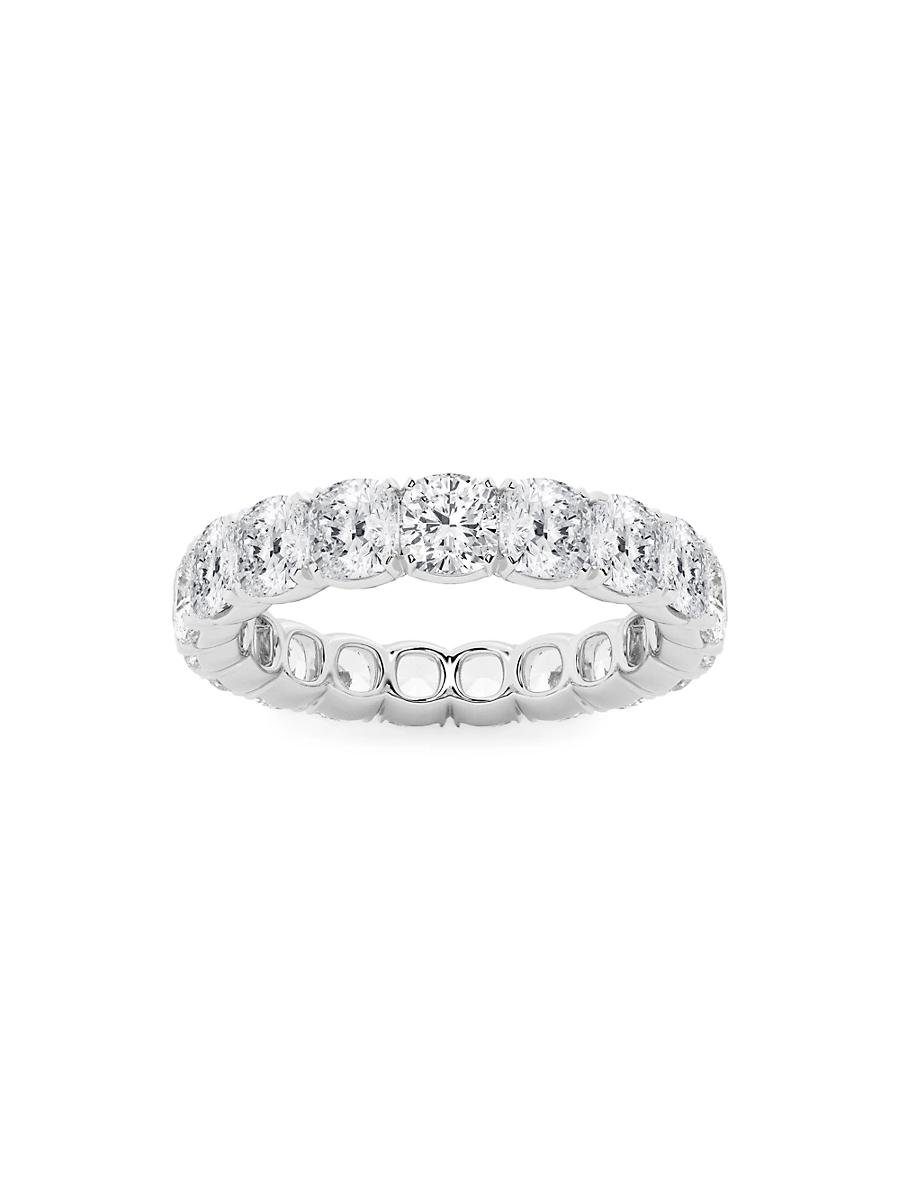 Womens Platinum & Cushion-Cut Lab-Grown Diamond Eternity Band/3.00-5.00 TCW Product Image