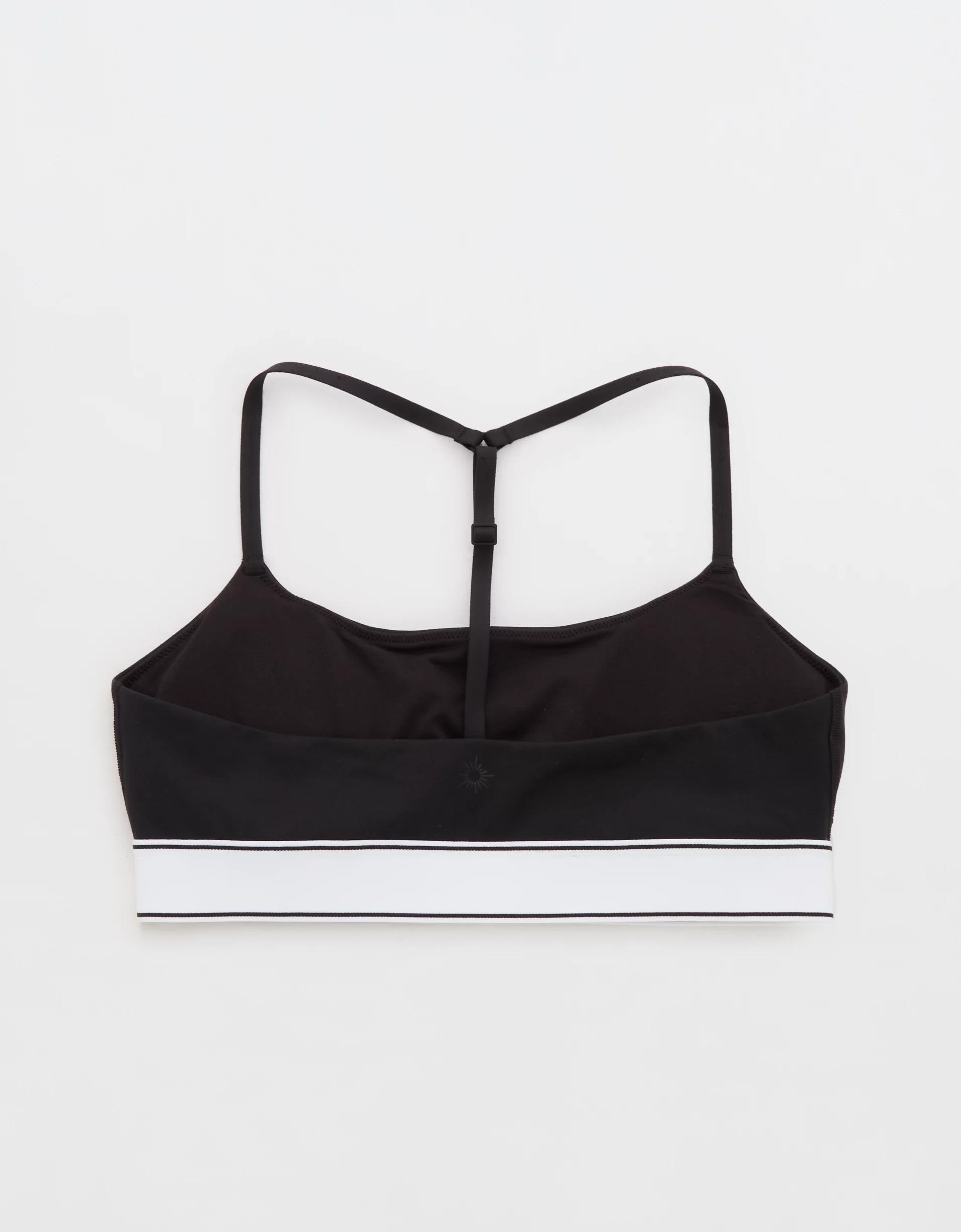 OFFLINE By Aerie The Hugger Logo Elastic Sports Bra Product Image