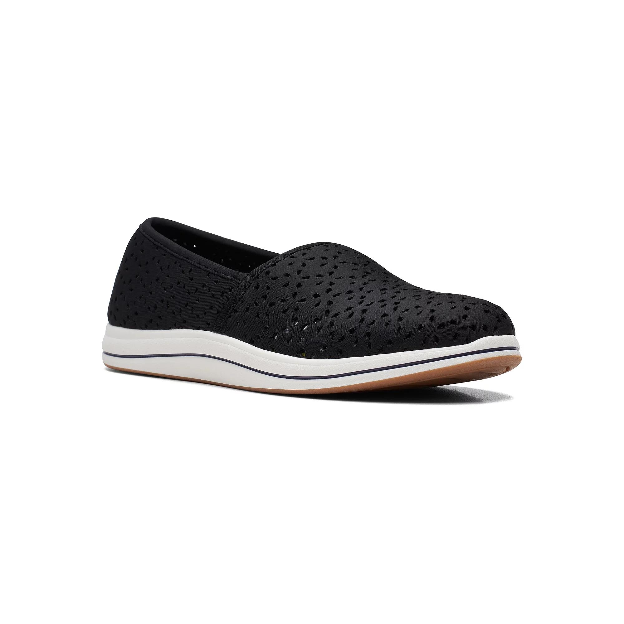 Clarks® Cloudsteppers Breeze Emily Women's Slip-On Shoes, Size: 7, Black Product Image