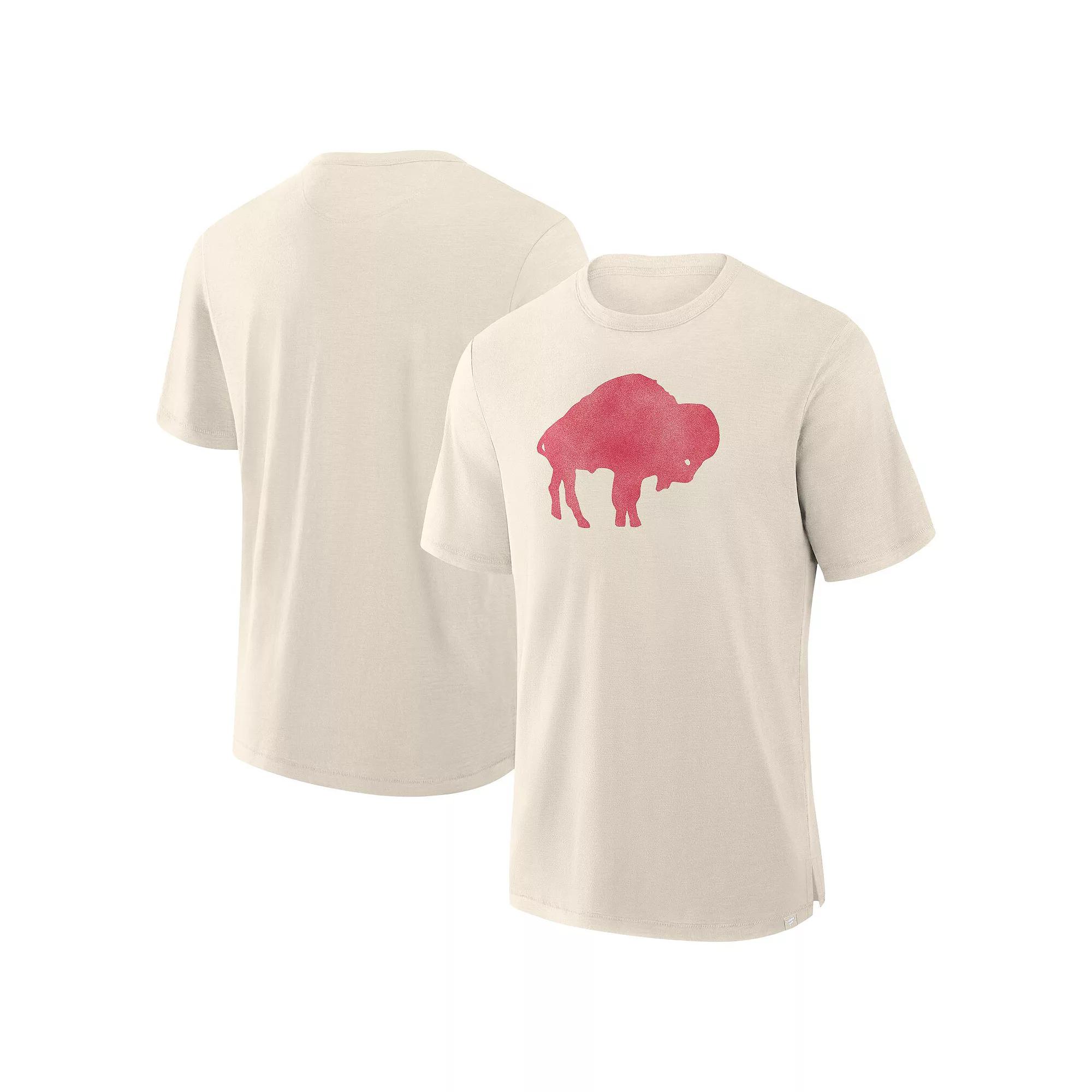 Men's Fanatics Cream Buffalo Bills Slub T-Shirt,  Product Image