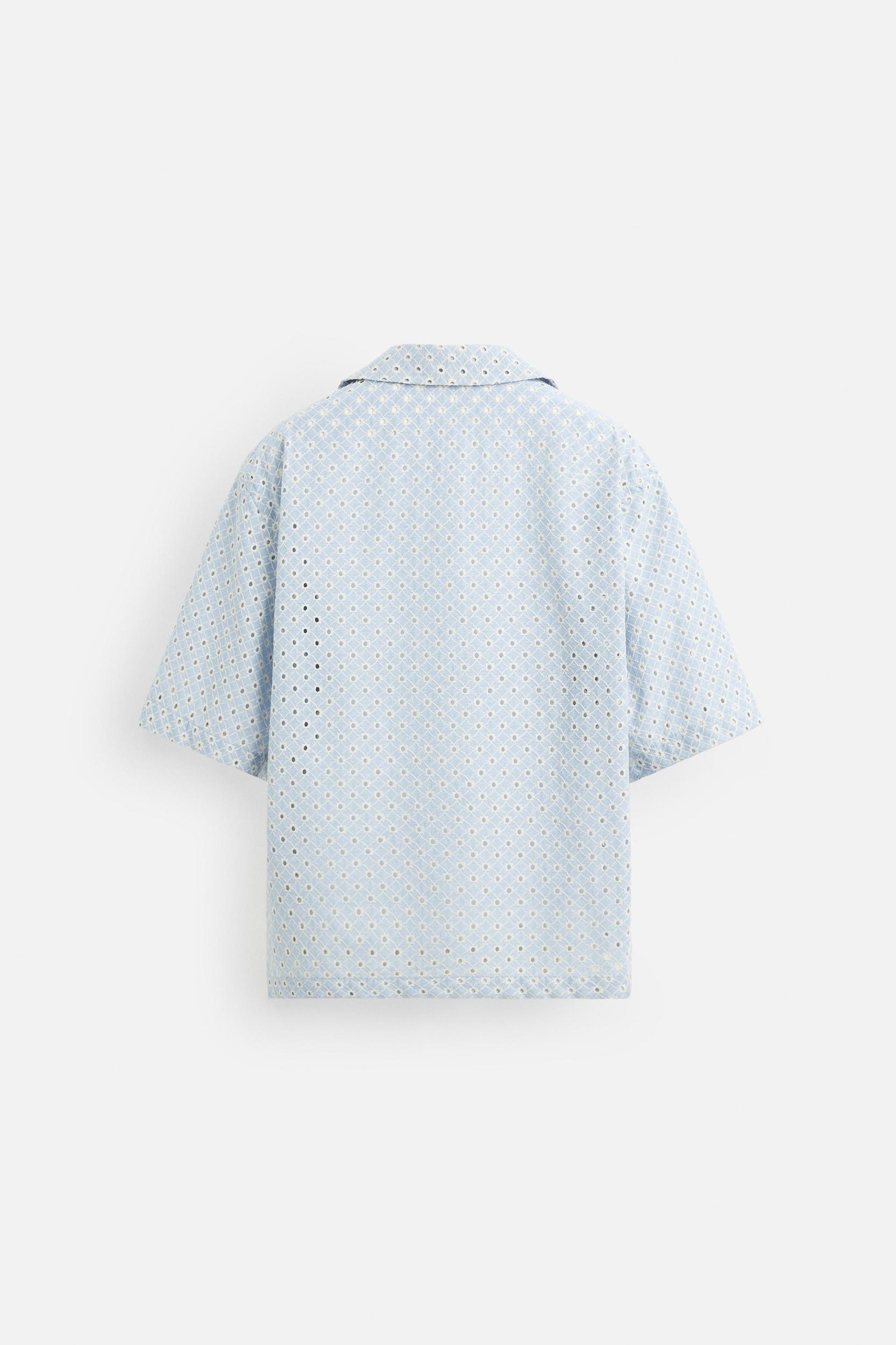 EMBROIDERED DIE-CUT SHIRT Product Image