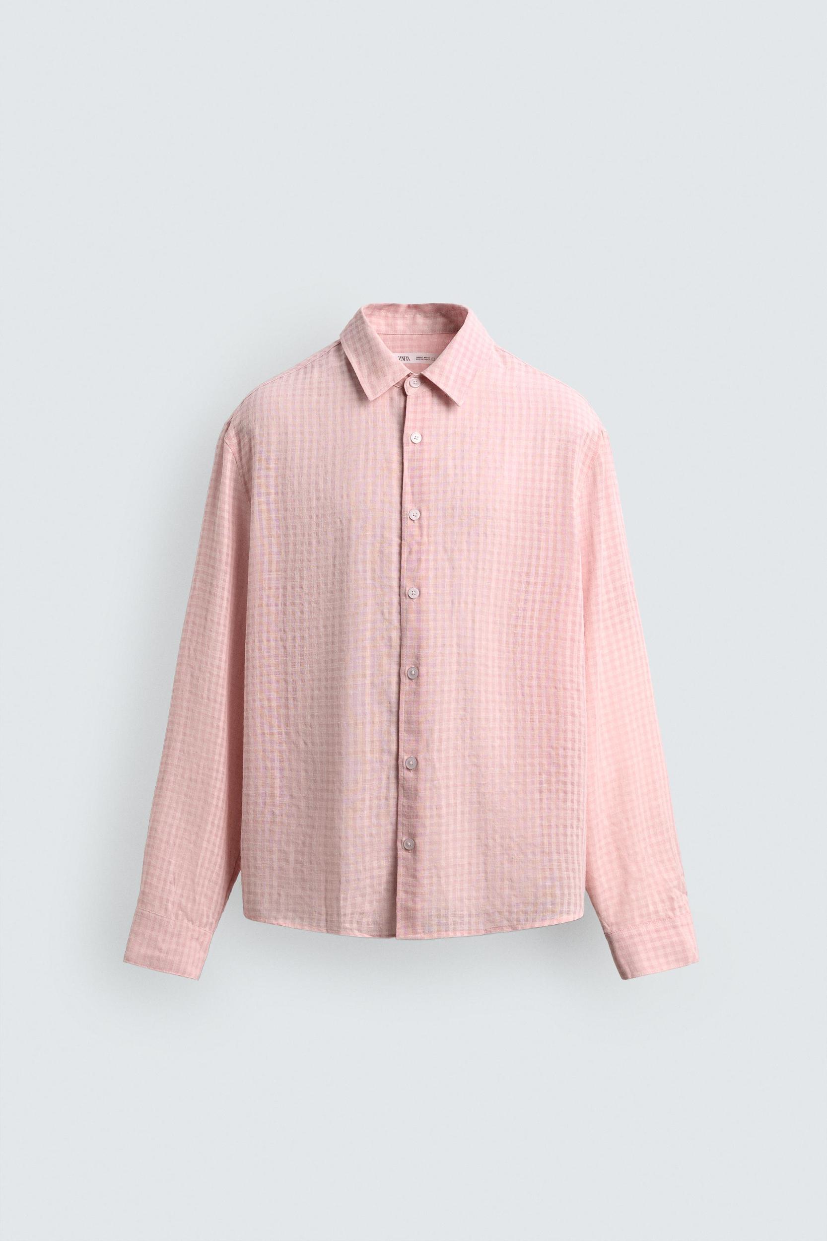 PLAID FLOWY SHIRT Product Image