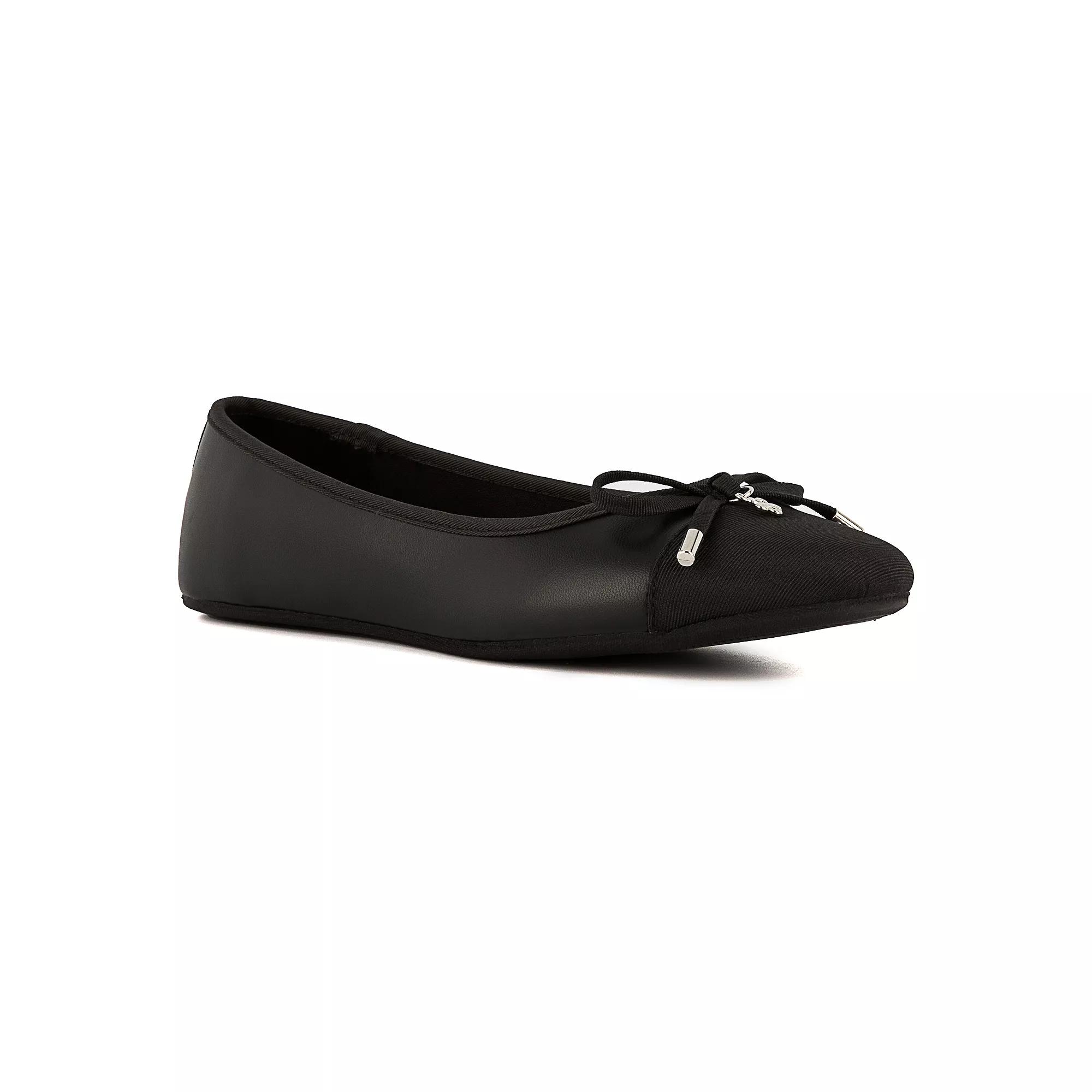 sugar Florah Women's Ballet Casual Flats, Size: 7.5, Black Patent Product Image