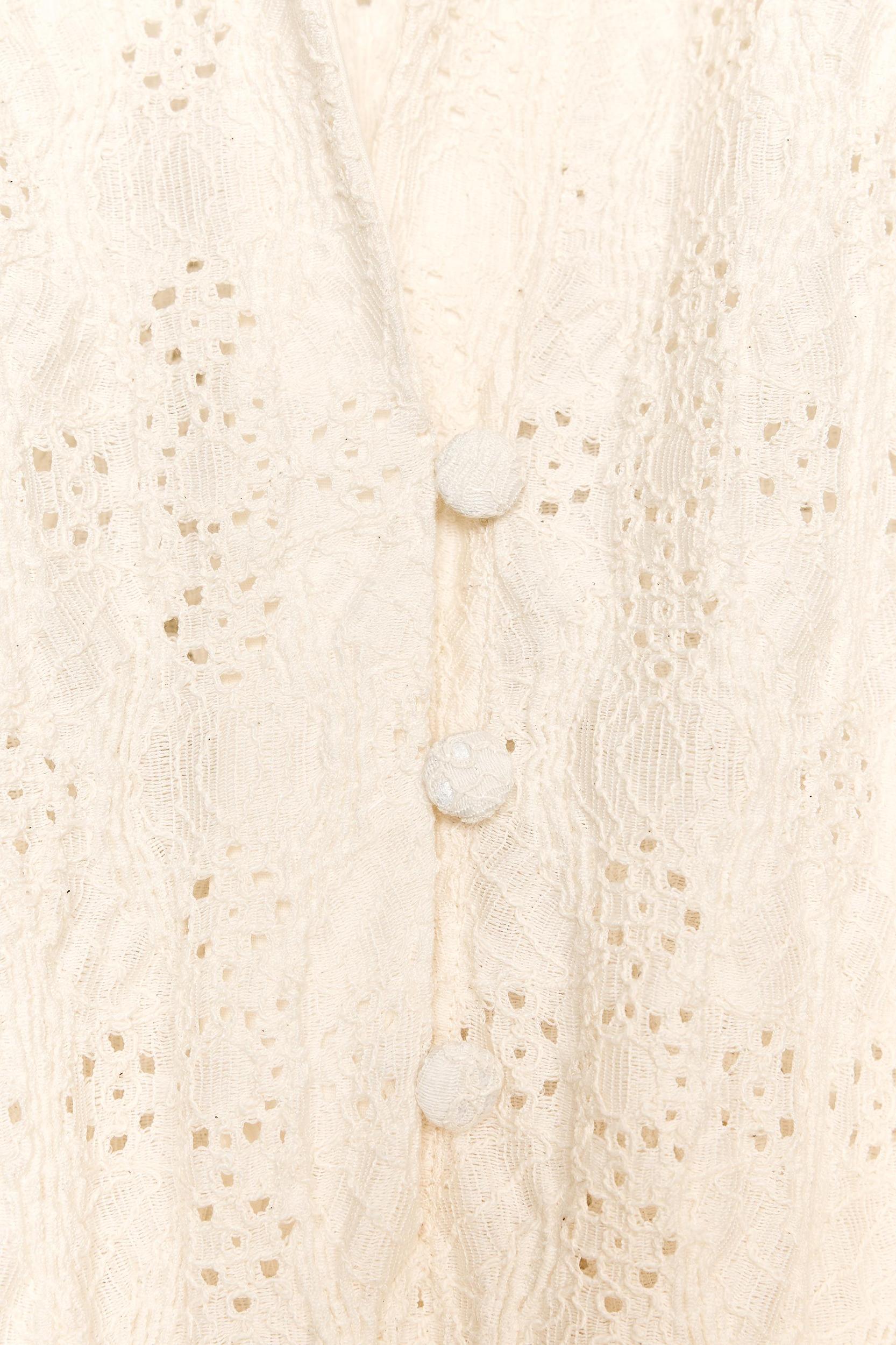 EMBROIDERED BELTED DRESS Product Image