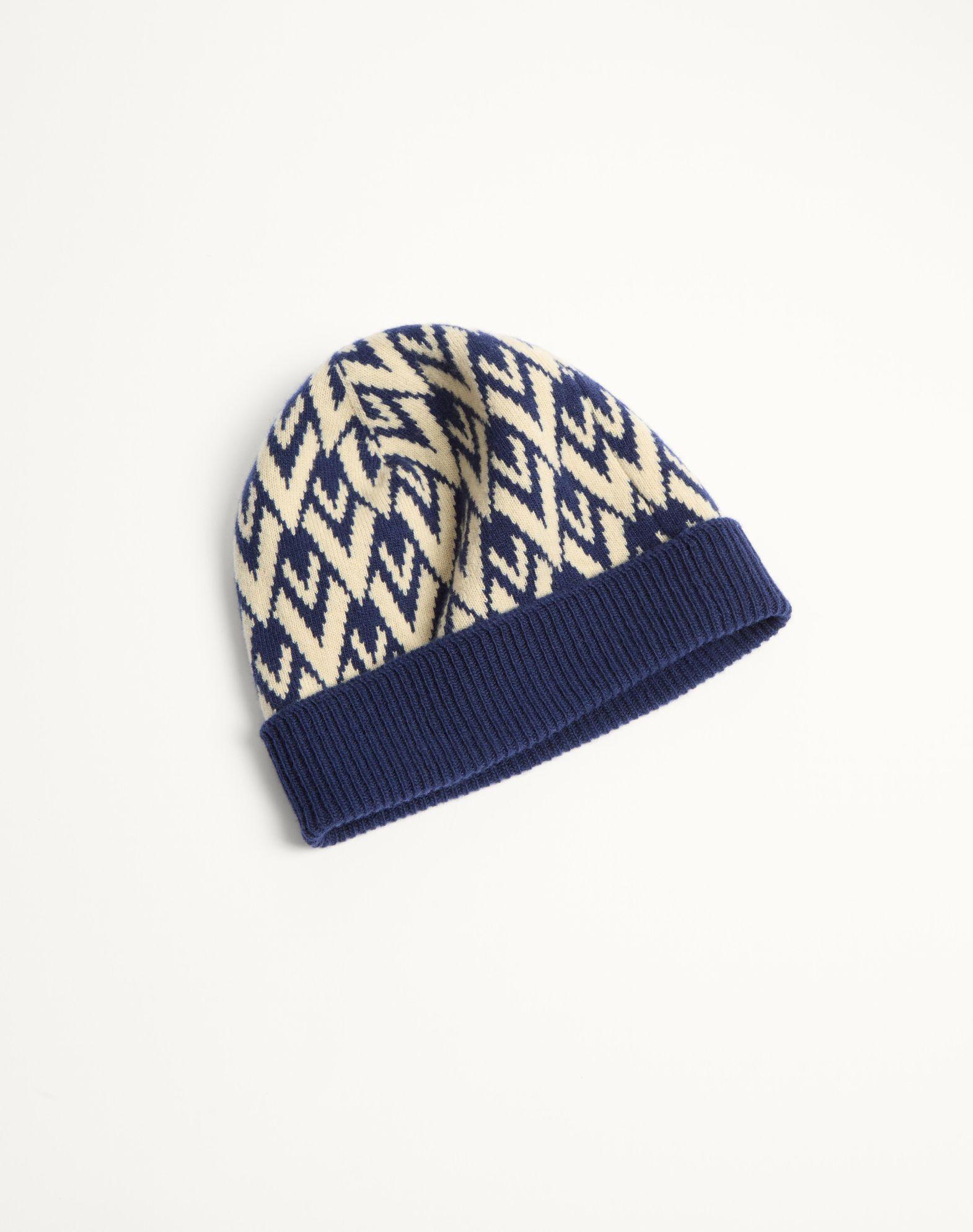 Toute La V Signature Knitted Wool Beanie Product Image