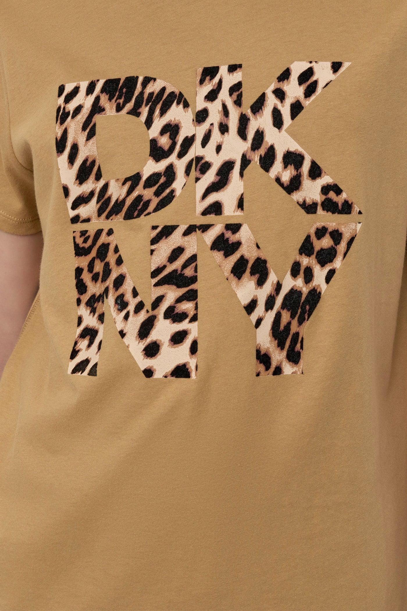 LEOPARD-PRINT LOGO TEE Product Image