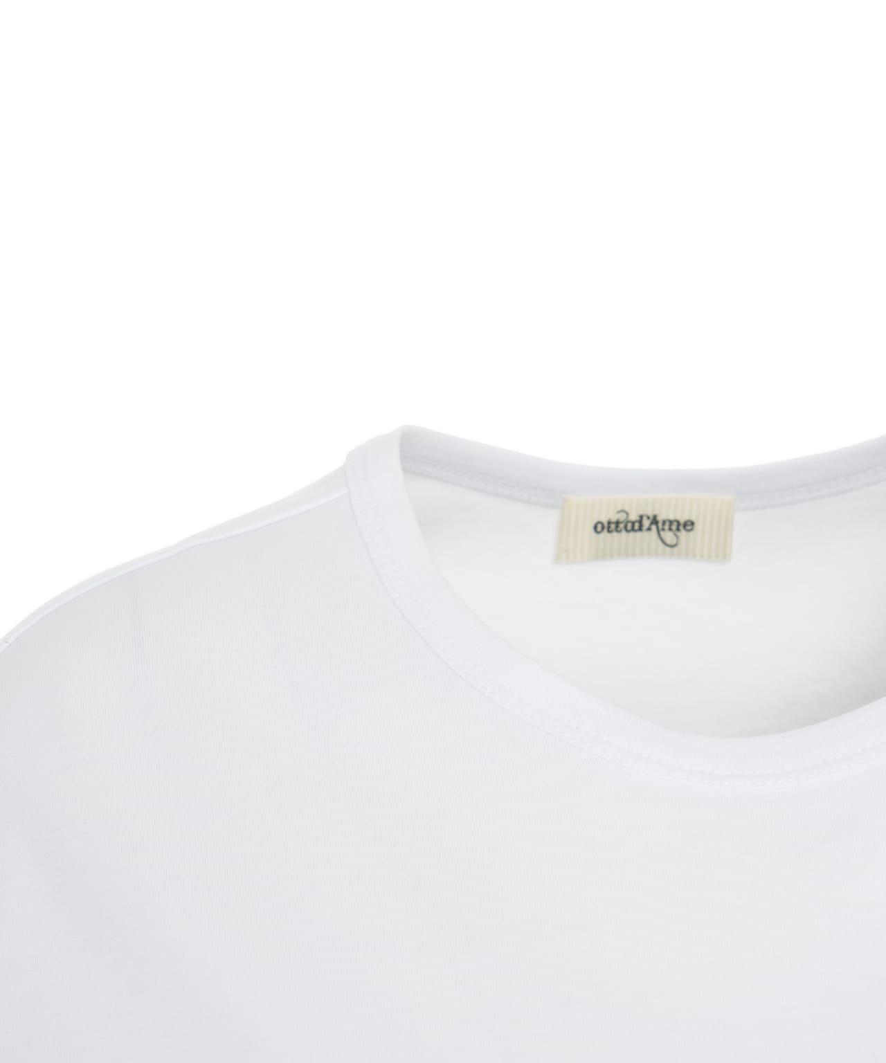 Oversized top with logo embroidery Product Image