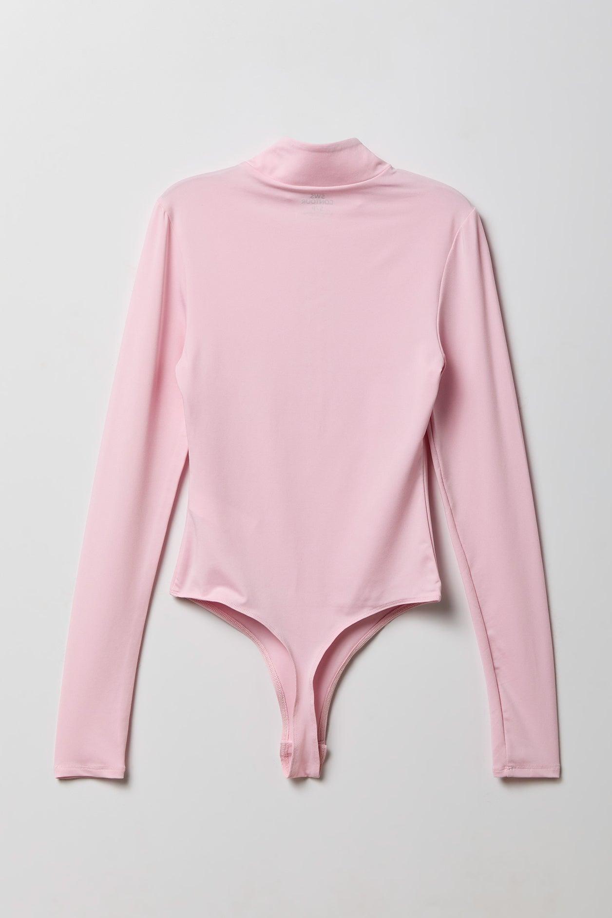 Contour Half Zip Long Sleeve Bodysuit Female Product Image