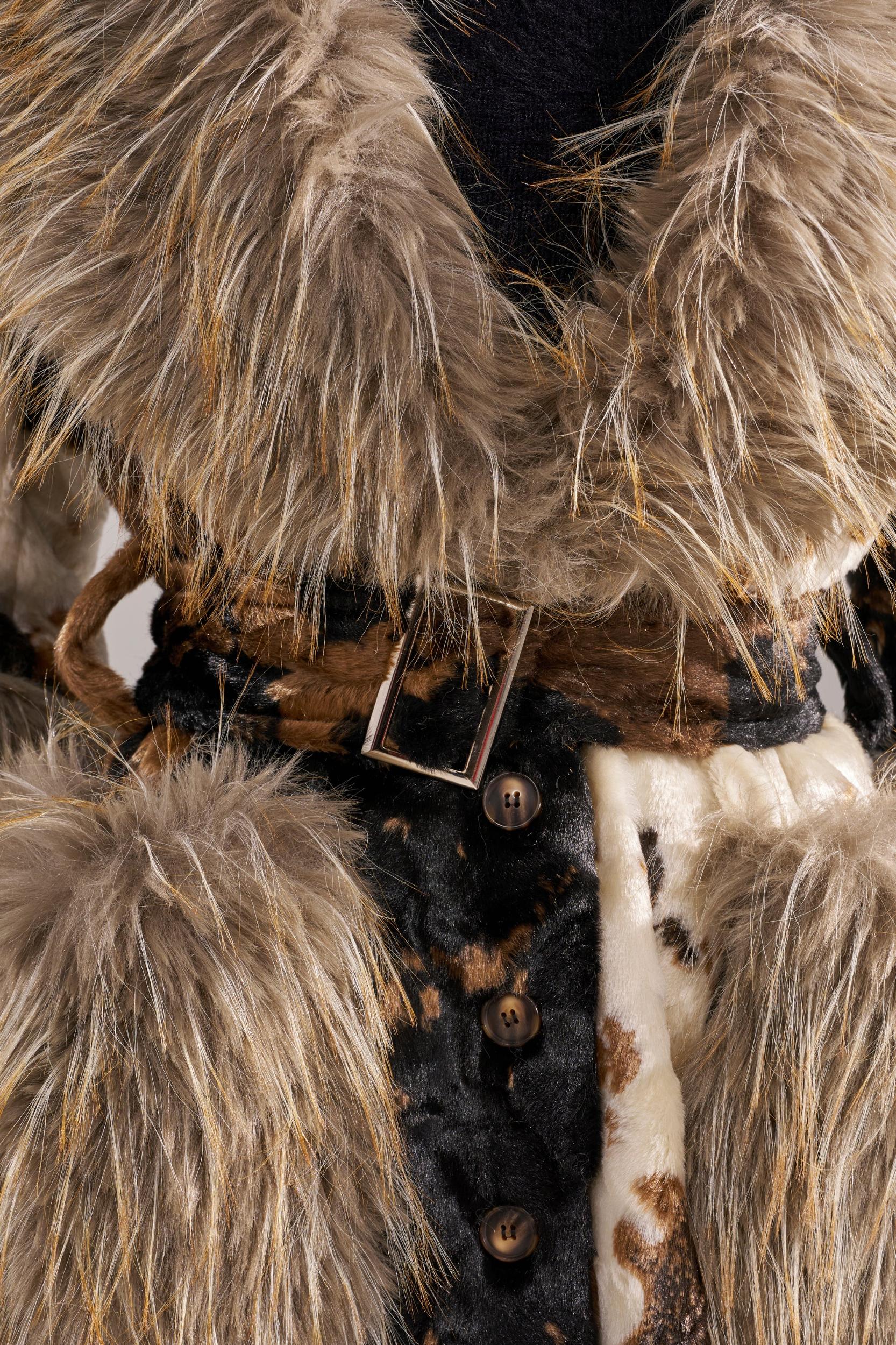 FREYA FUR TRIM TRENCH Product Image