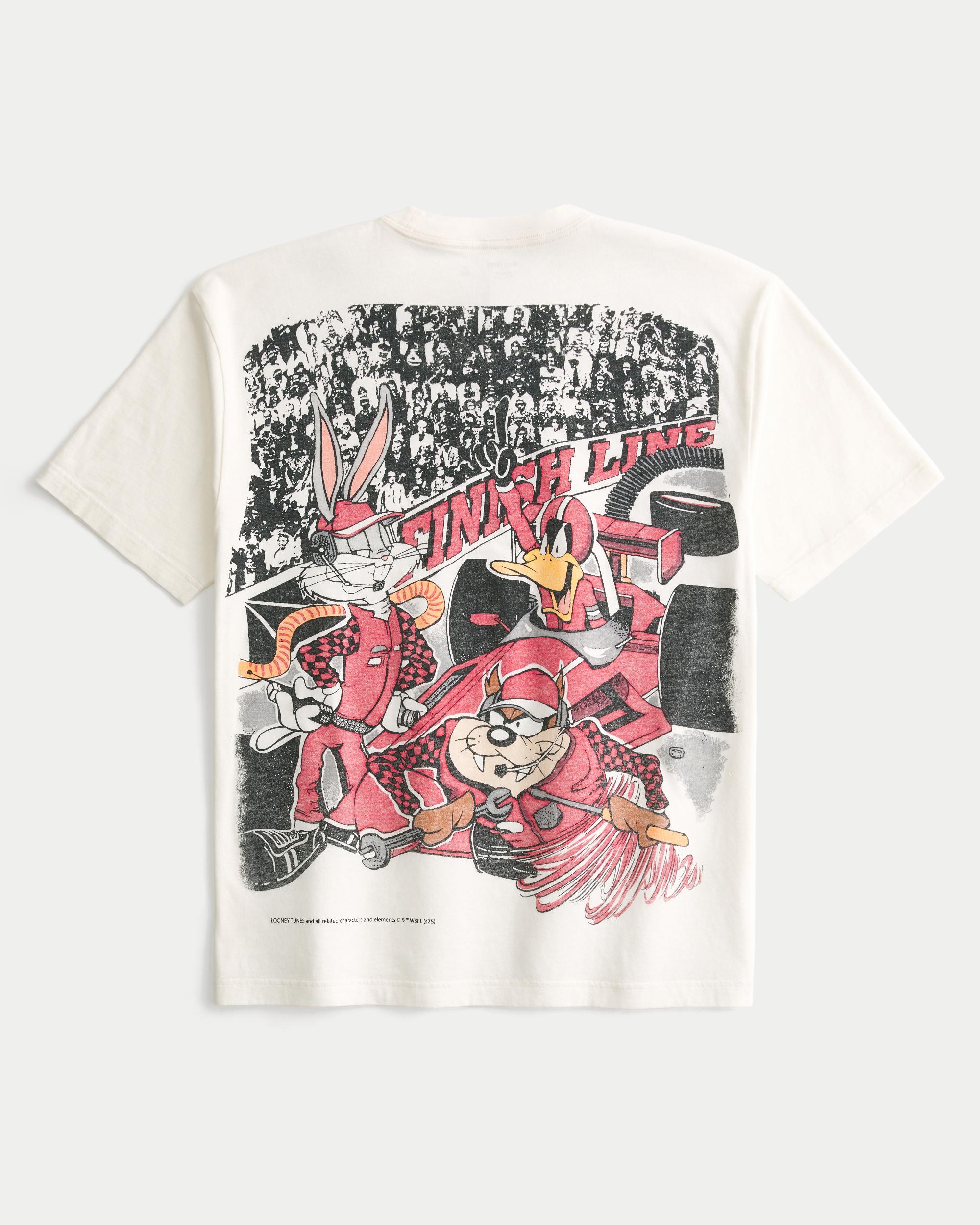 Boxy Looney Tunes Racing Graphic Tee Product Image