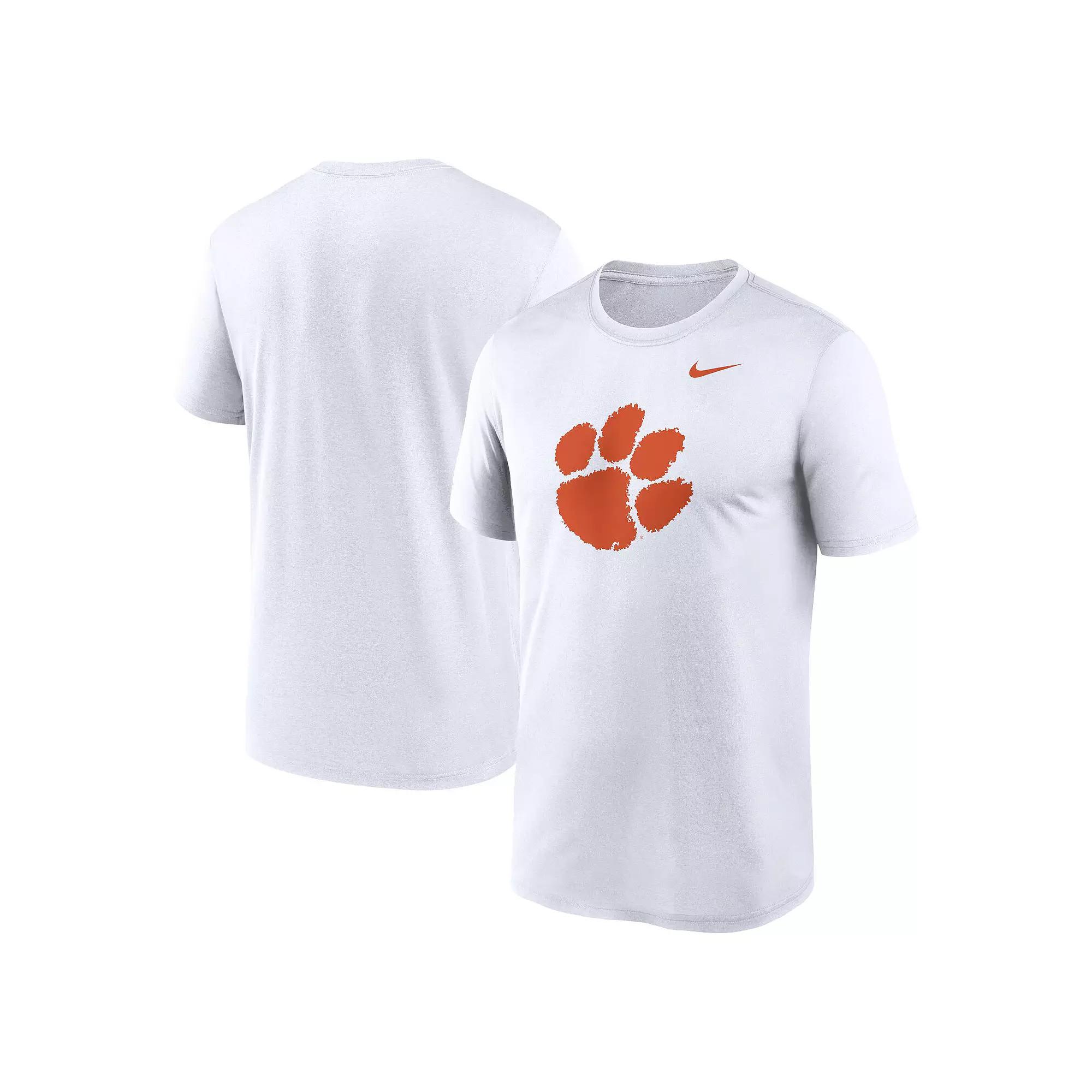 Men's Nike White Clemson Tigers Primetime Legend Logo T-Shirt, Size: 3XL Product Image