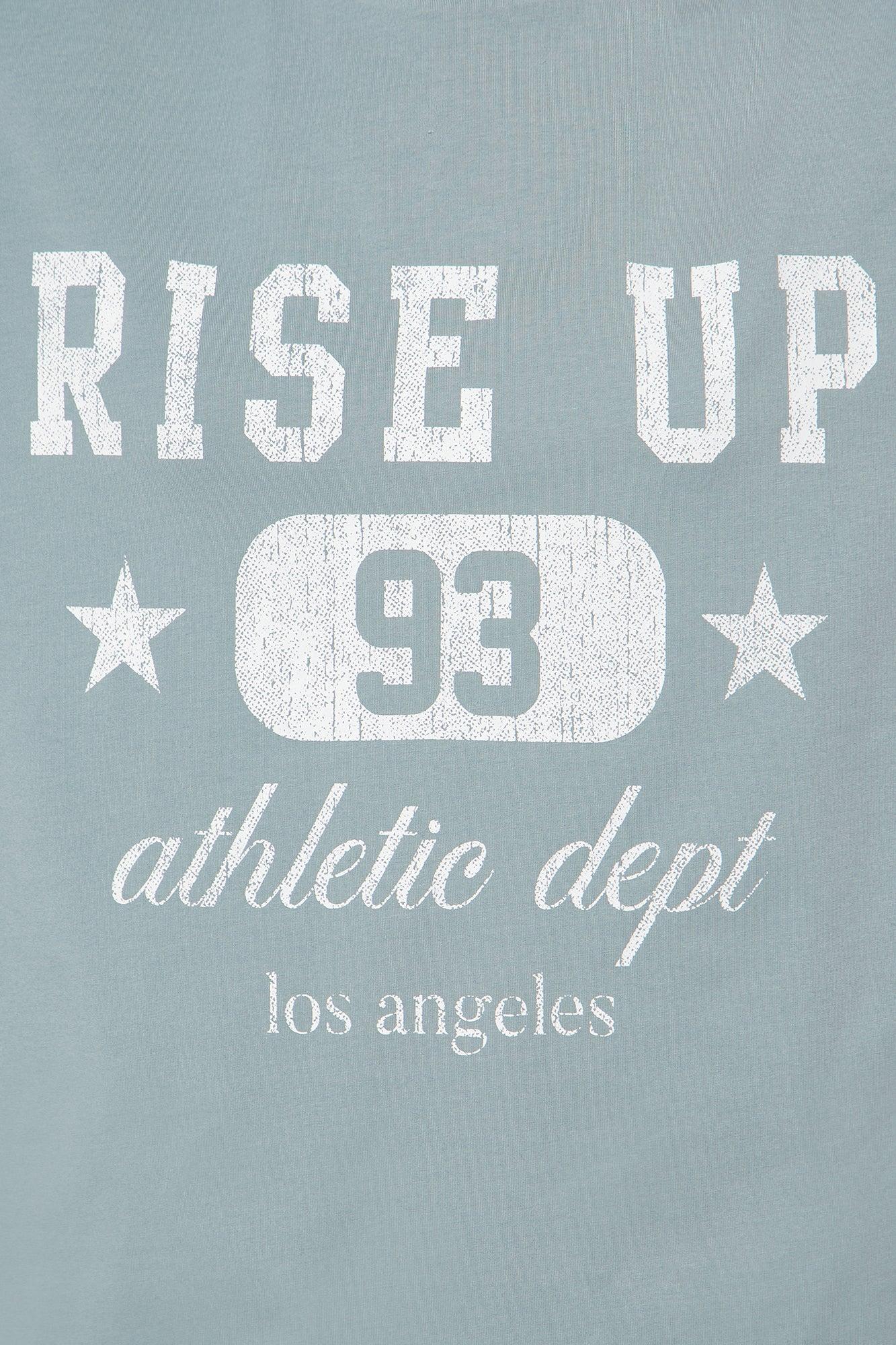 Rise Up 93 Long Sleeve Tee - Slate Blue Female Product Image