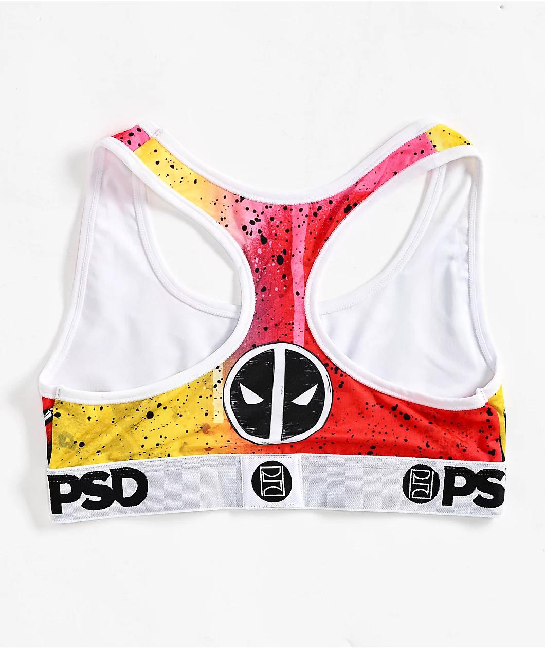 PSD x Deadpool Wolverine And Deadpool Holy Snikt! Sports Bra Product Image
