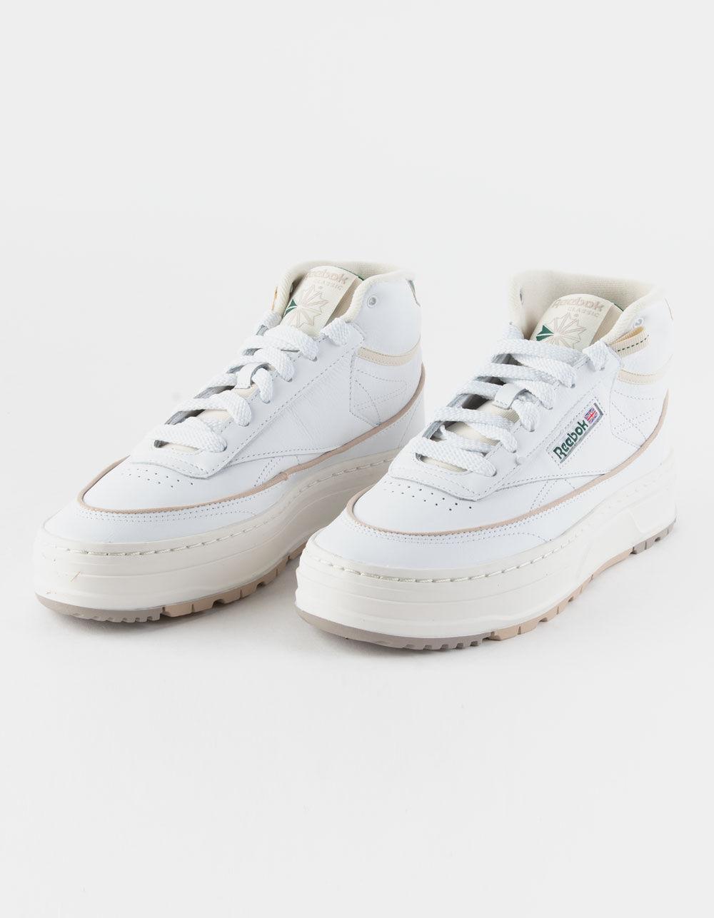 REEBOK Club C Geo Mid Womens Shoes - CHALK Product Image