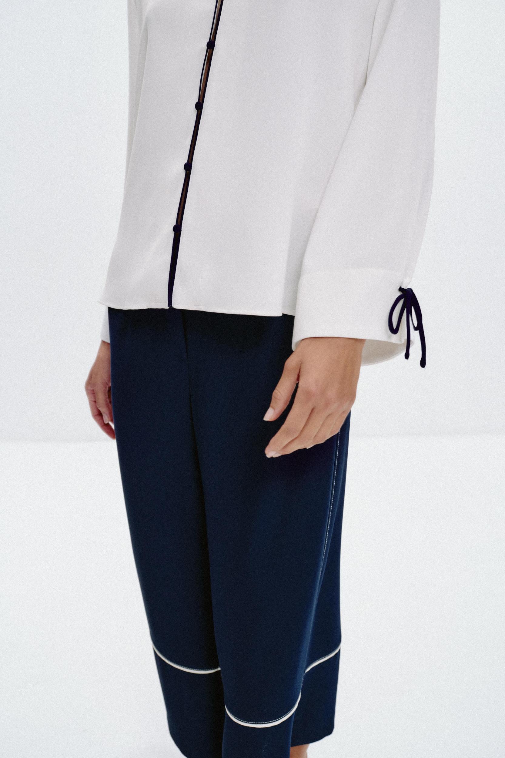 TOPSTITCHED CULOTTES Product Image