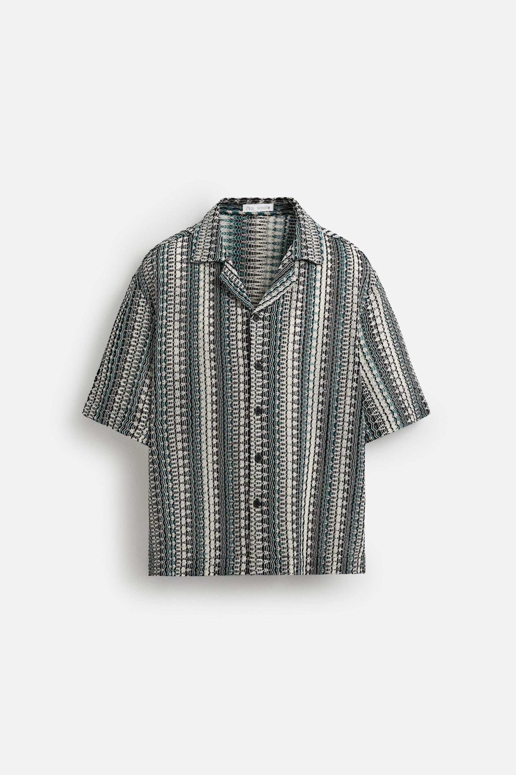 GEOMETRIC JACQUARD SHIRT Product Image