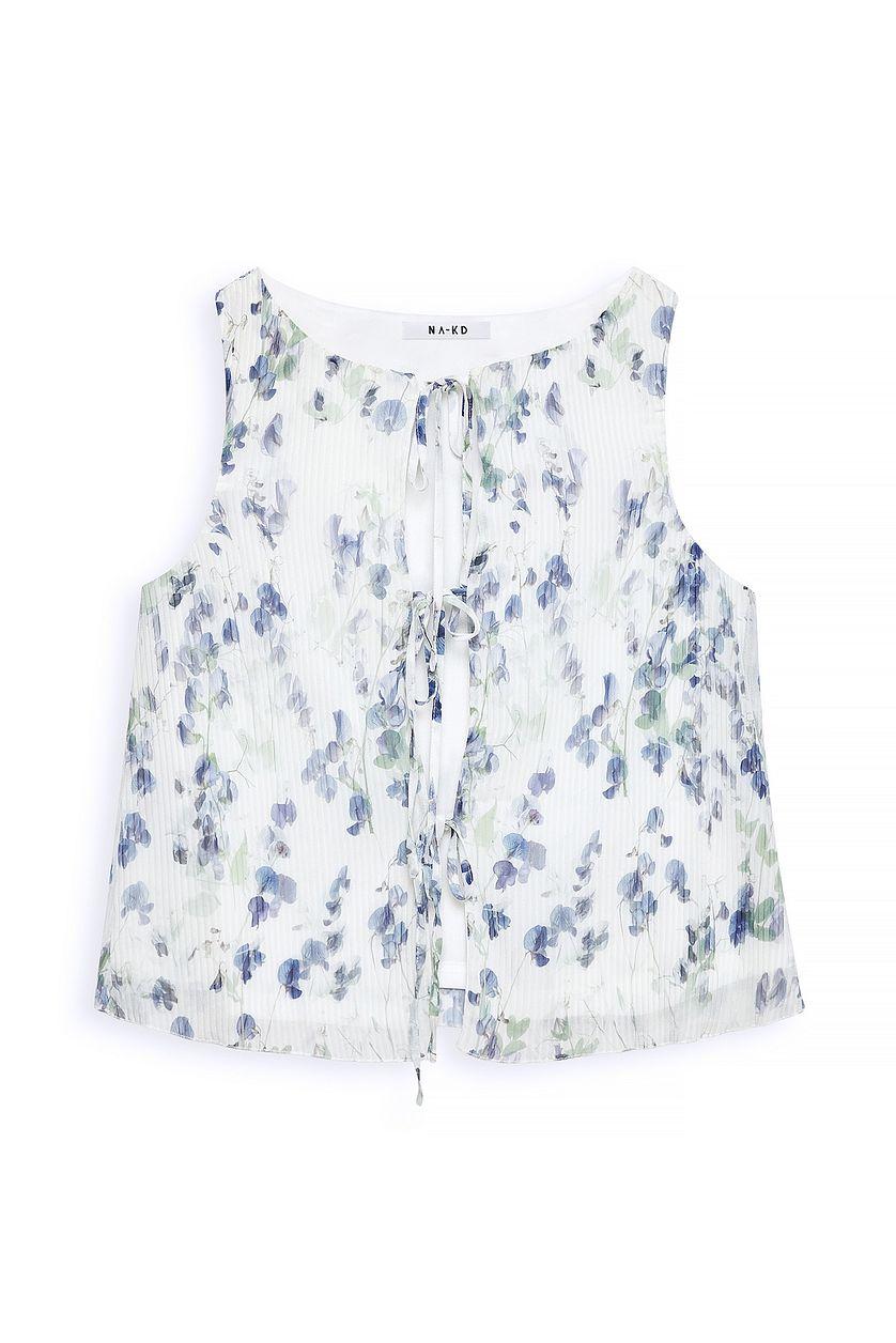 Tie Pleated Top Product Image