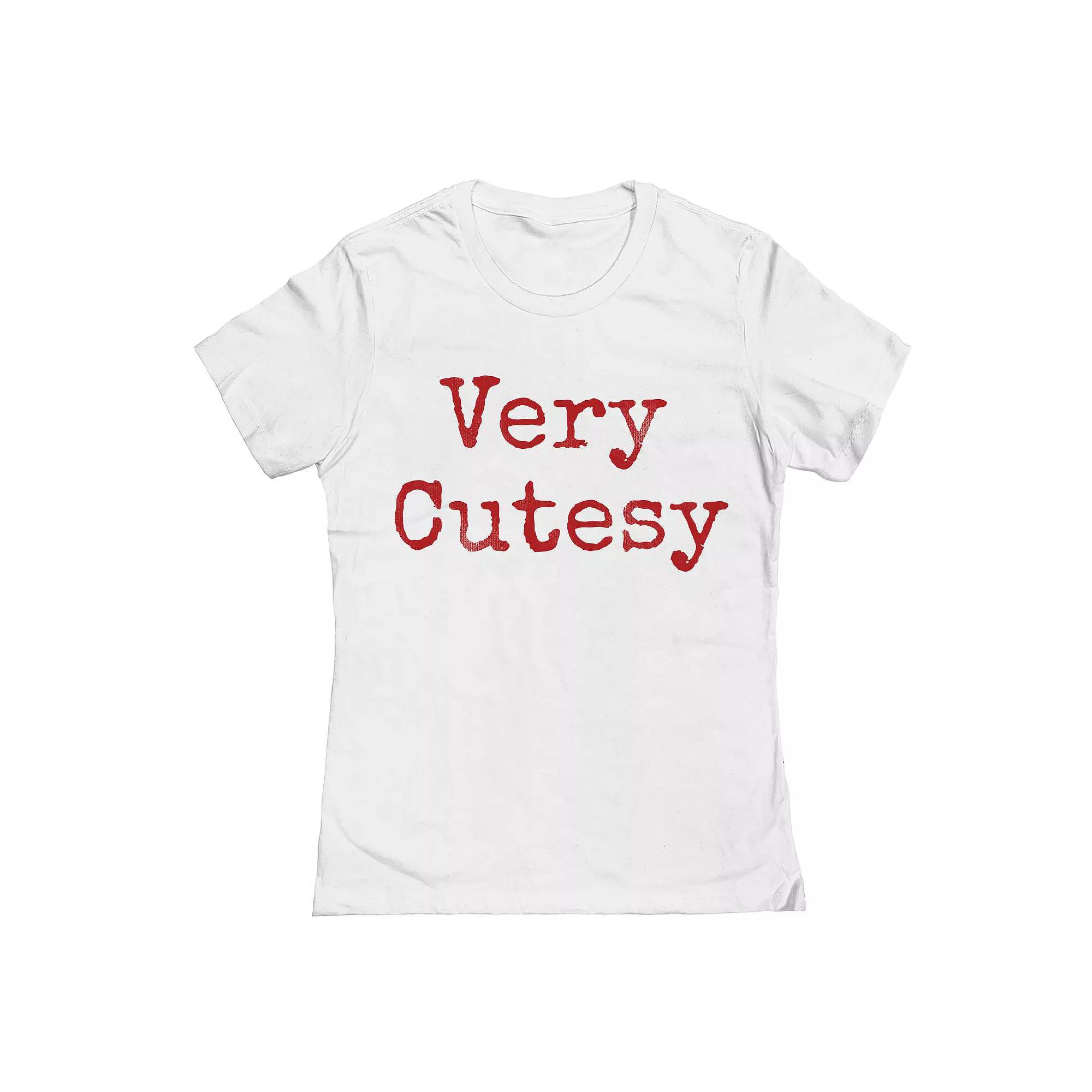 Junior's Grayson Threads The Label Very Cutese Type Graphic Tee, Girl's,  Product Image