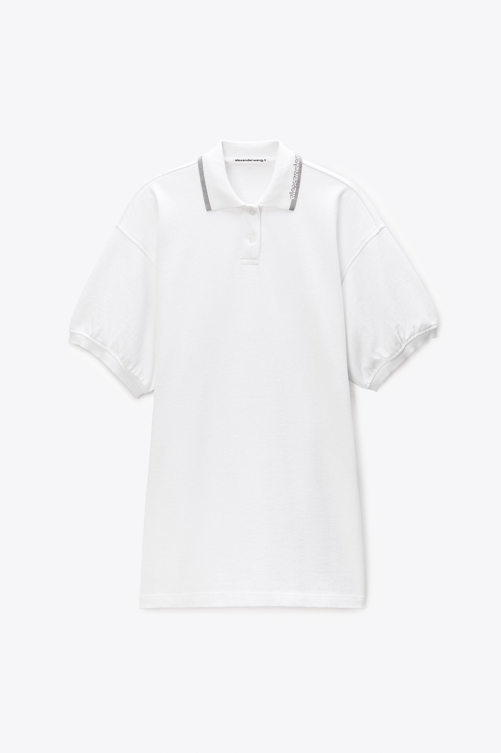 Relaxed Polo Cotton Minidress Product Image