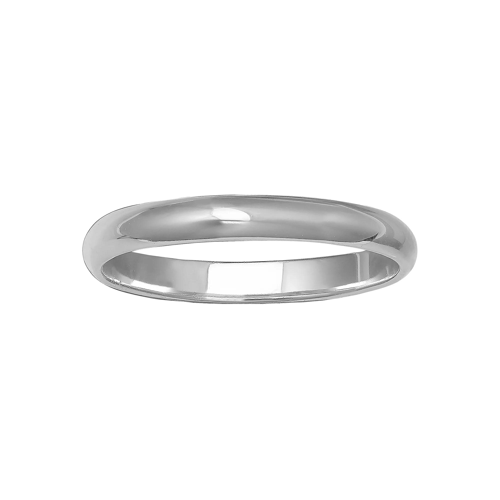 PRIMROSE Silver Polished Band - 3 mm, Women's, Size: 8, Sterling Silver Product Image