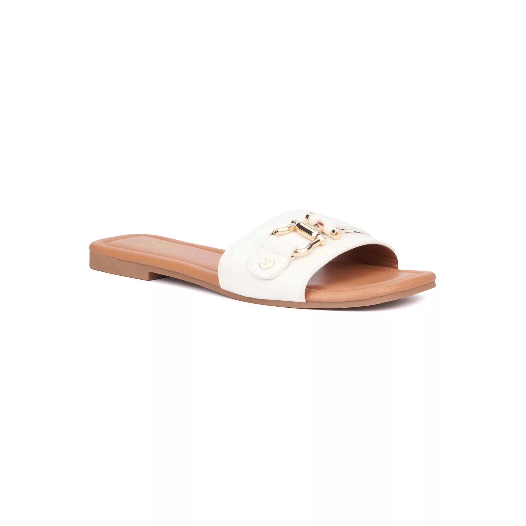 New York & Company® Isolde Women's Sandals, Size: 8.5, White Product Image