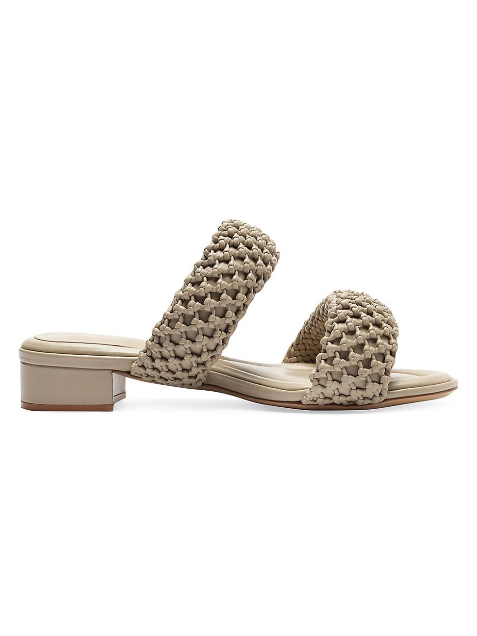 Womens Lilla 30MM Woven Leather Sandals Product Image