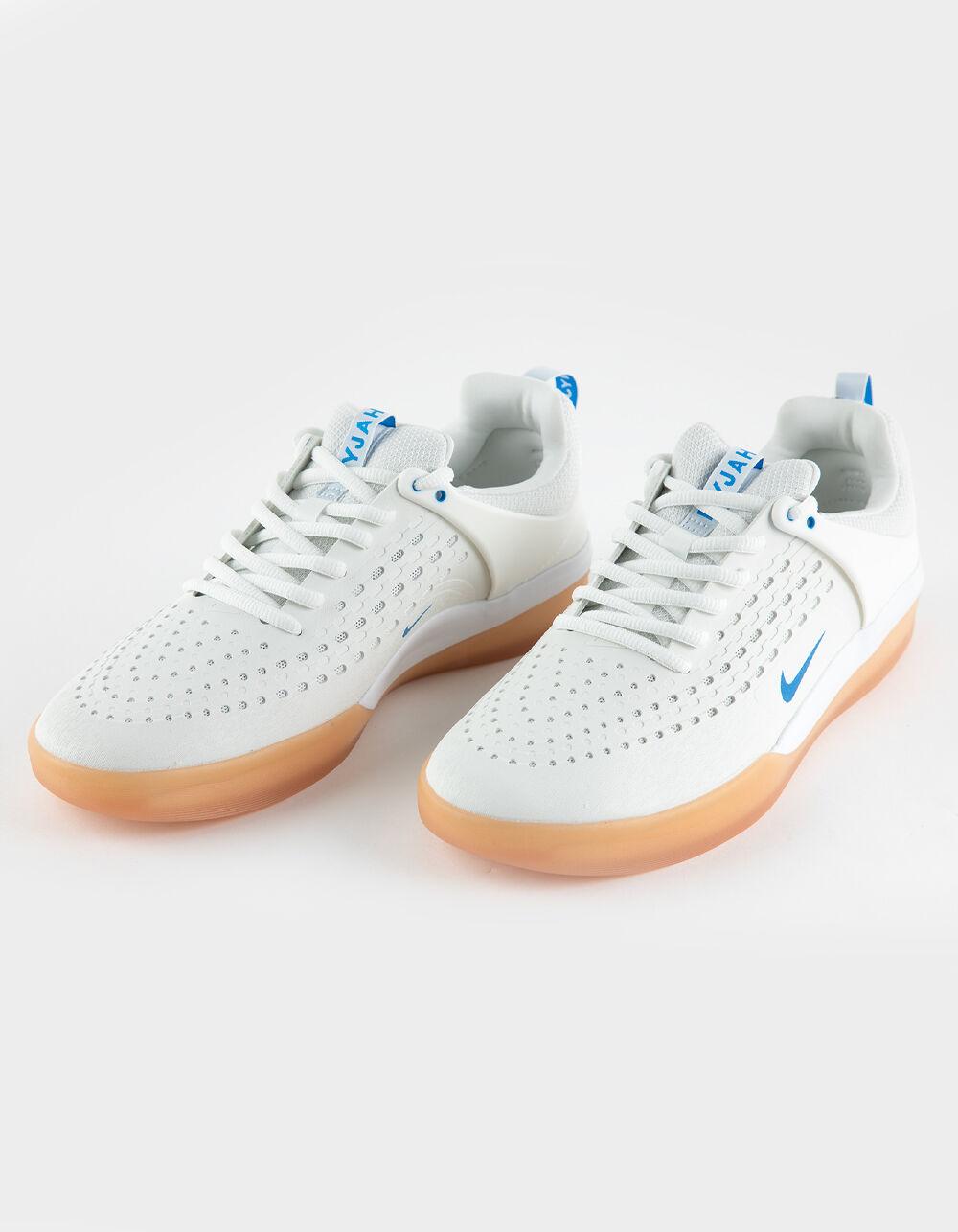 NIKE SB Zoom Nyjah 3 Mens Shoes - WHT/BLUE Product Image
