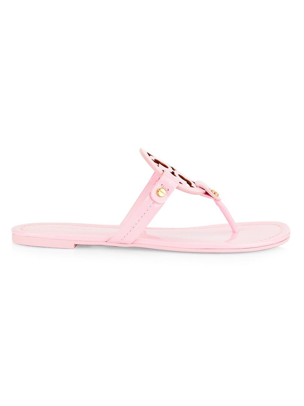 Womens Miller Patent Leather Thong Sandals Product Image