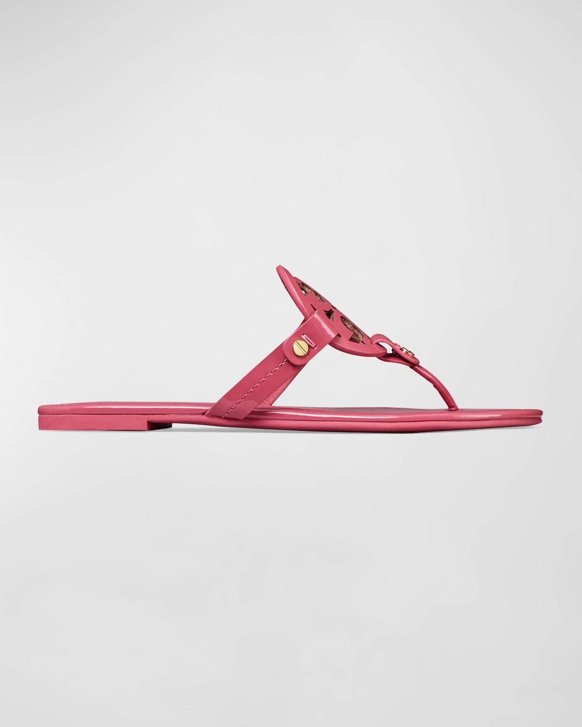 Womens Miller Patent Leather Thong Sandals Product Image