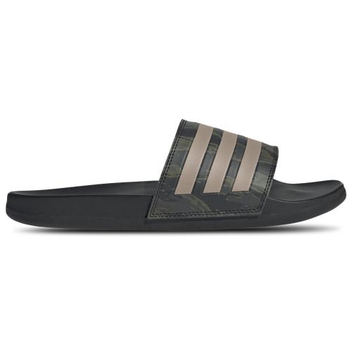 adidas Mens adidas Adilette Comfort - Mens Shoes Core Black/Gold Metallic/Core Black Product Image