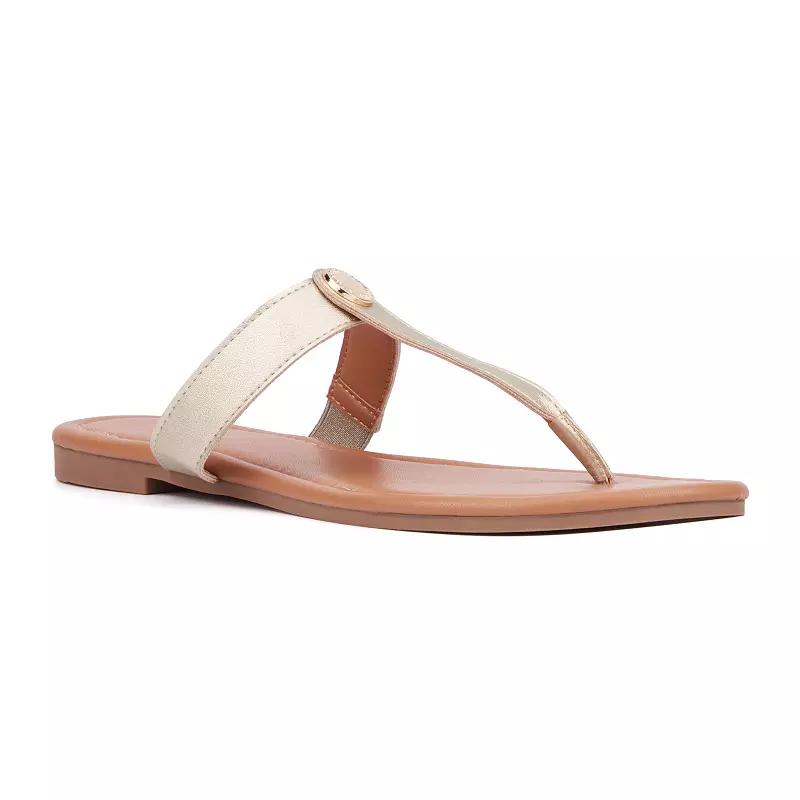 New York & Company Adonia Womens Thong Sandals Product Image