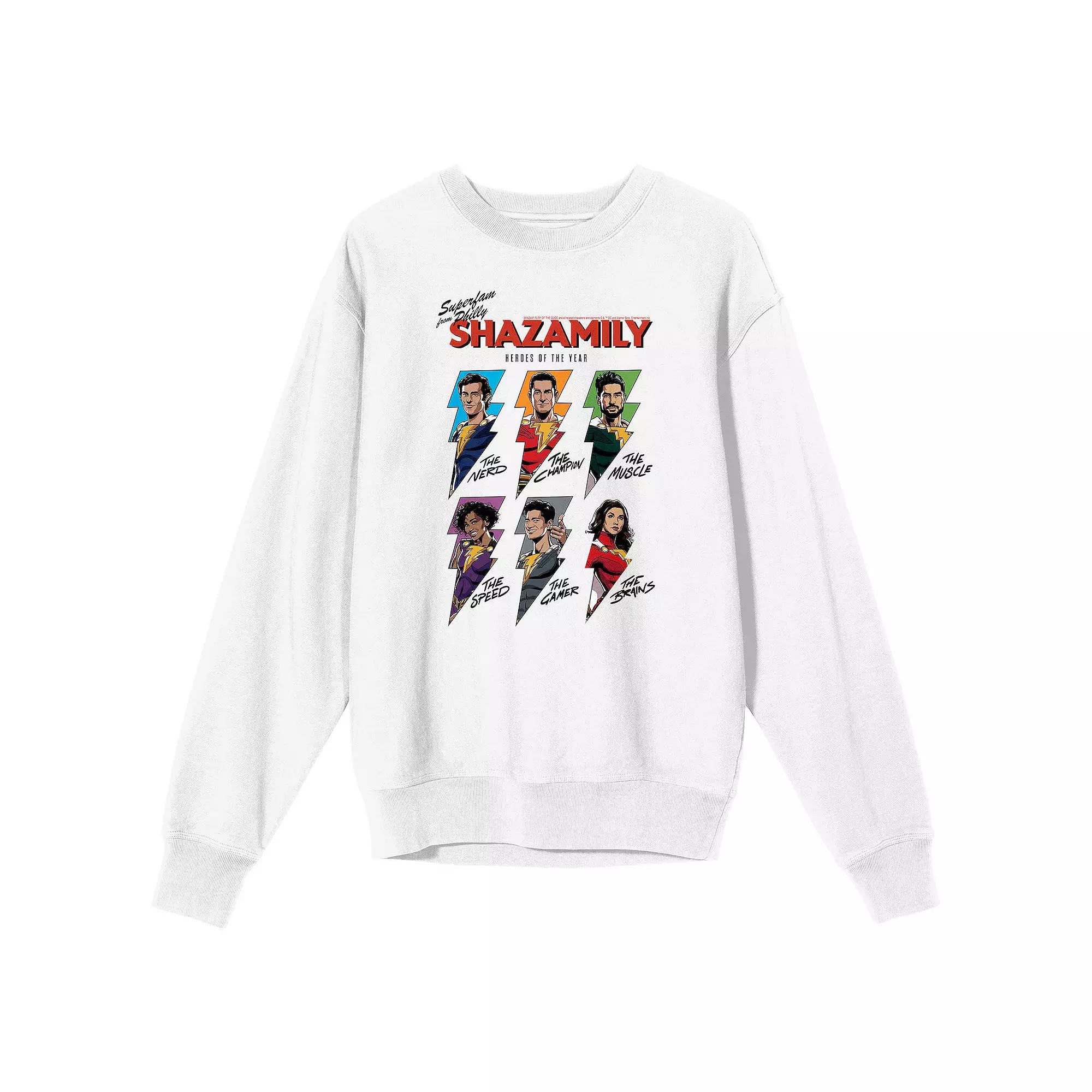 Men's Shazam 2 Fury Of The Gods Shazamily Heroes of the Year Long Sleeve Graphic Tee,  Product Image