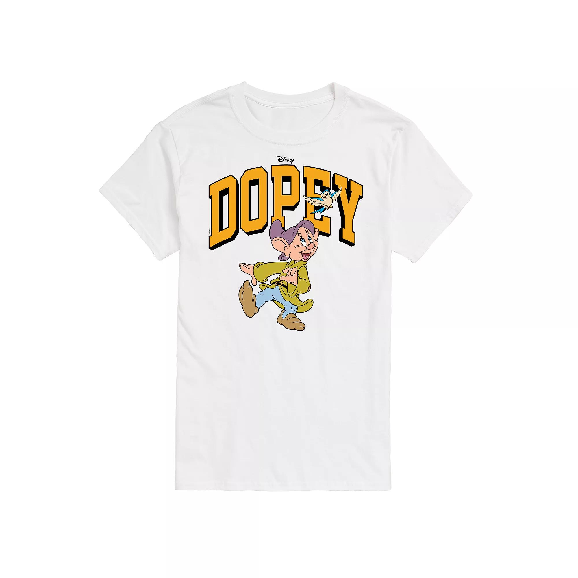 Disney Princess Big & Tall Dopey Easily Distracted Graphic Tee, Men's,  Product Image