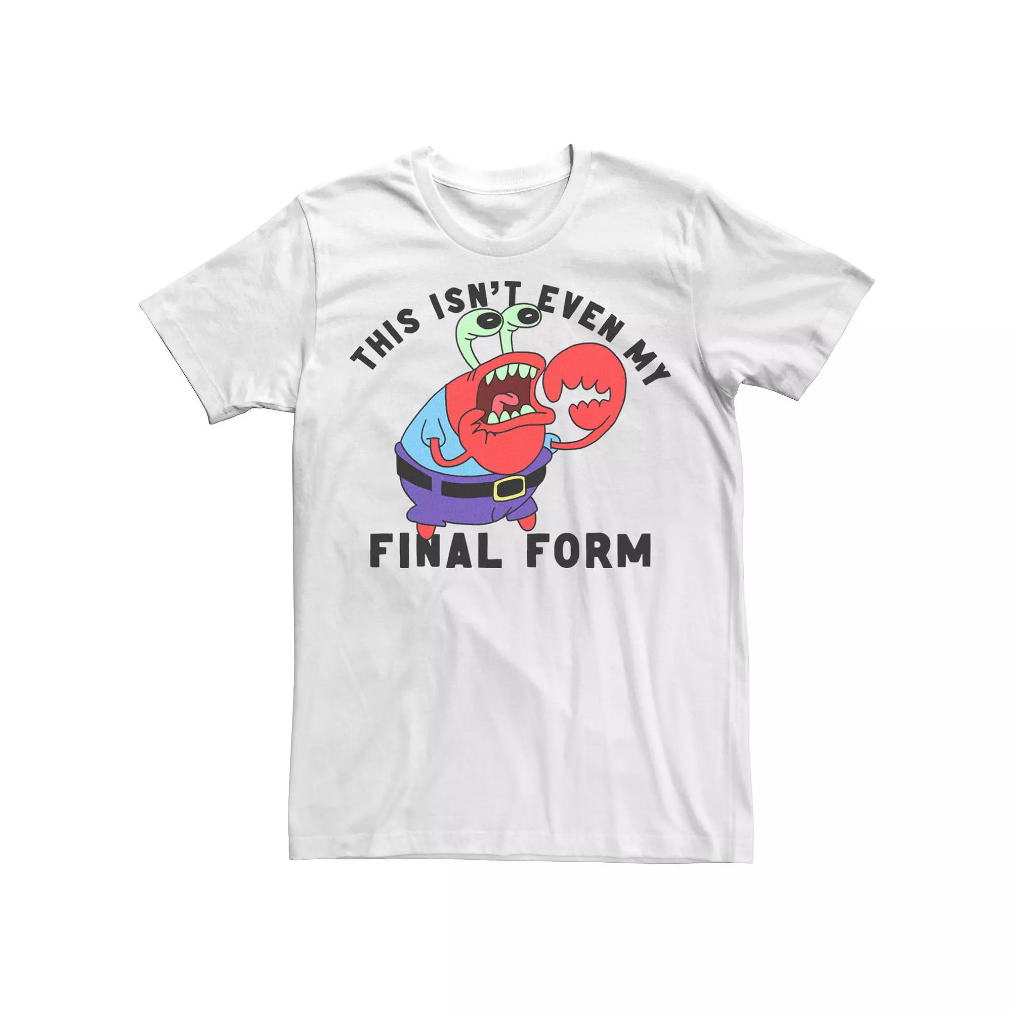 Men's SpongeBob SquarePants Mr. Krabs Isn't Even My Final Form Tee,  Product Image